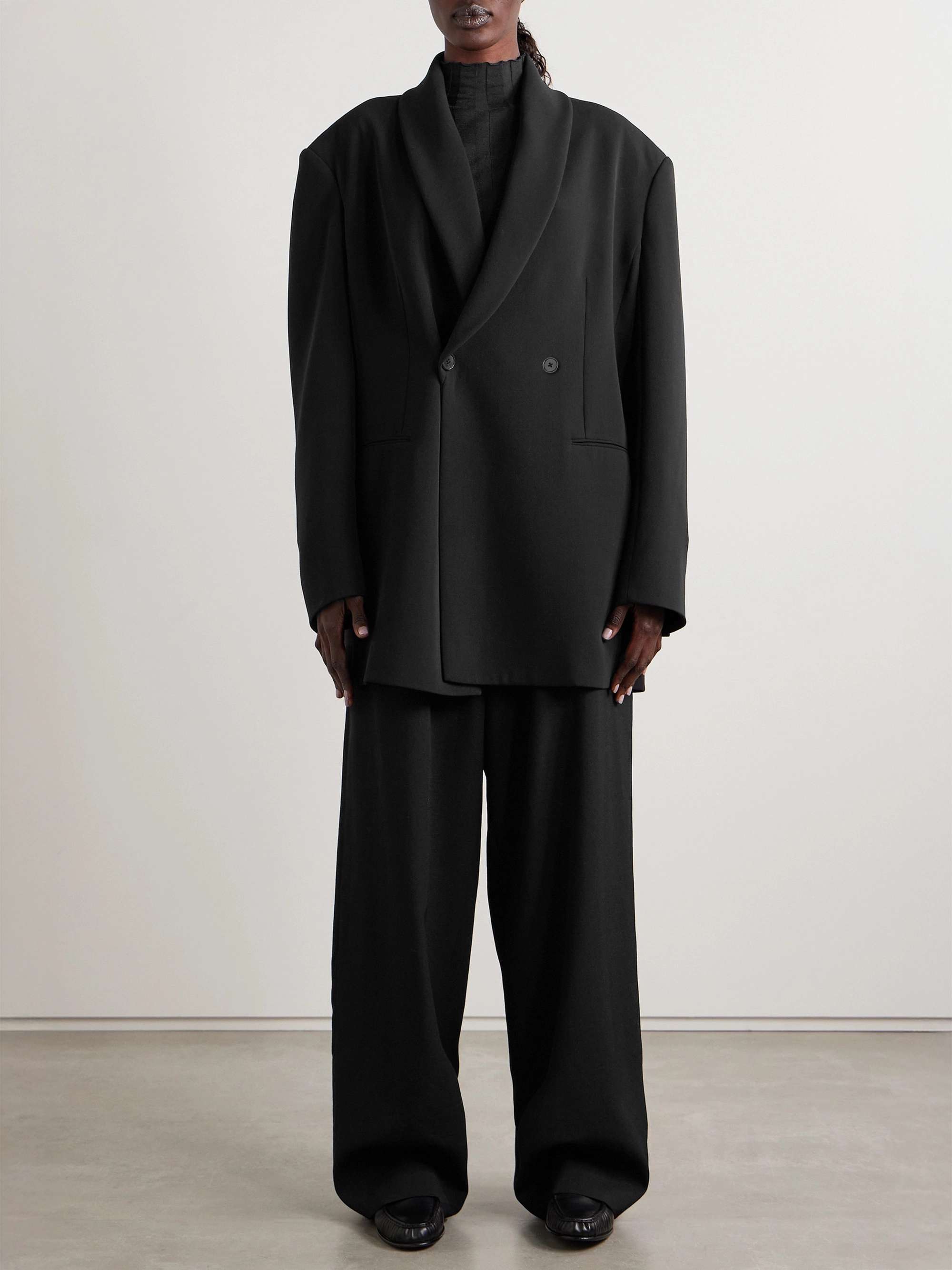 Diomede wool-blend twill blazer view
