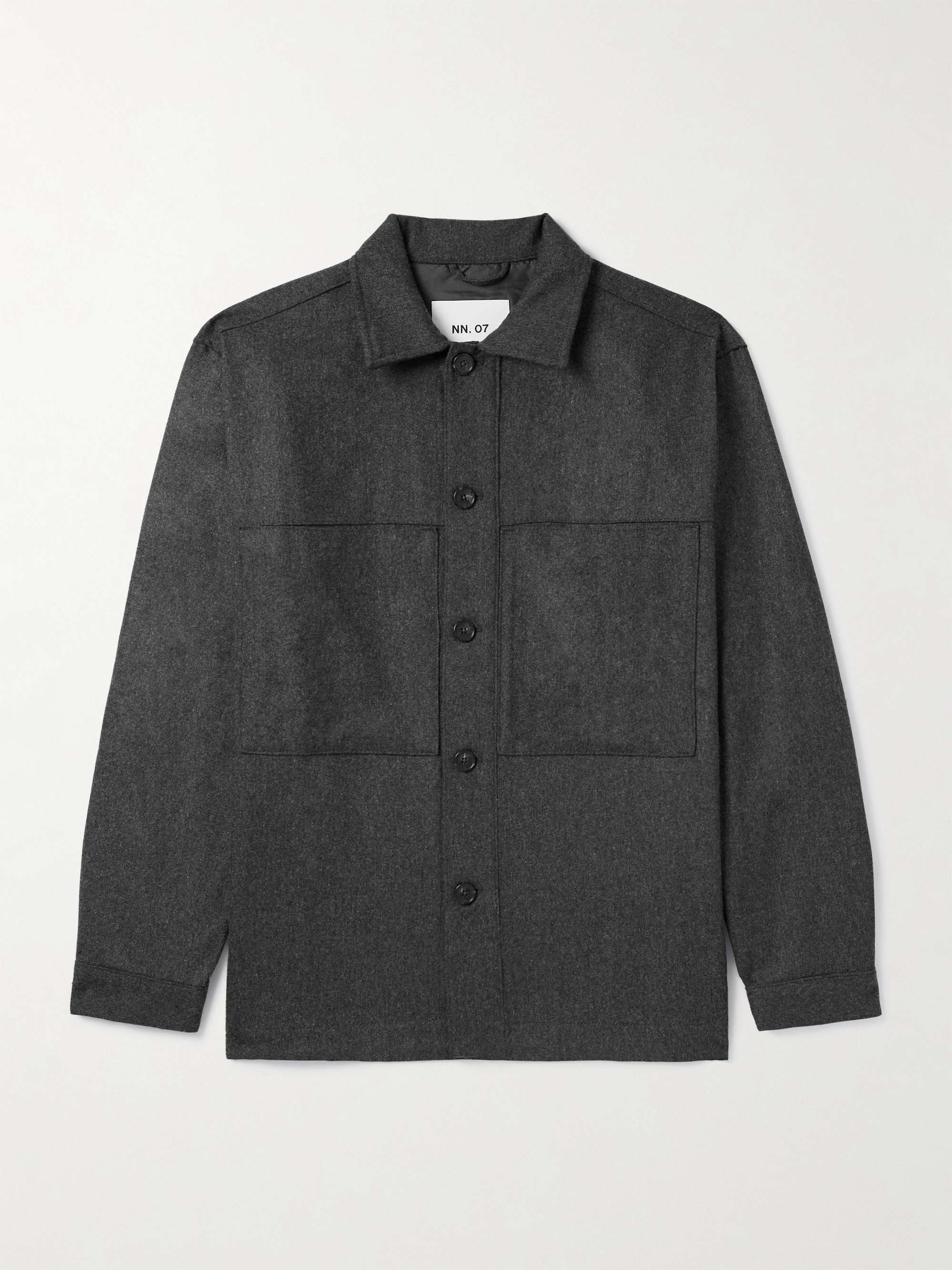 Isak 1630 Recycled Wool-Blend Overshirt view