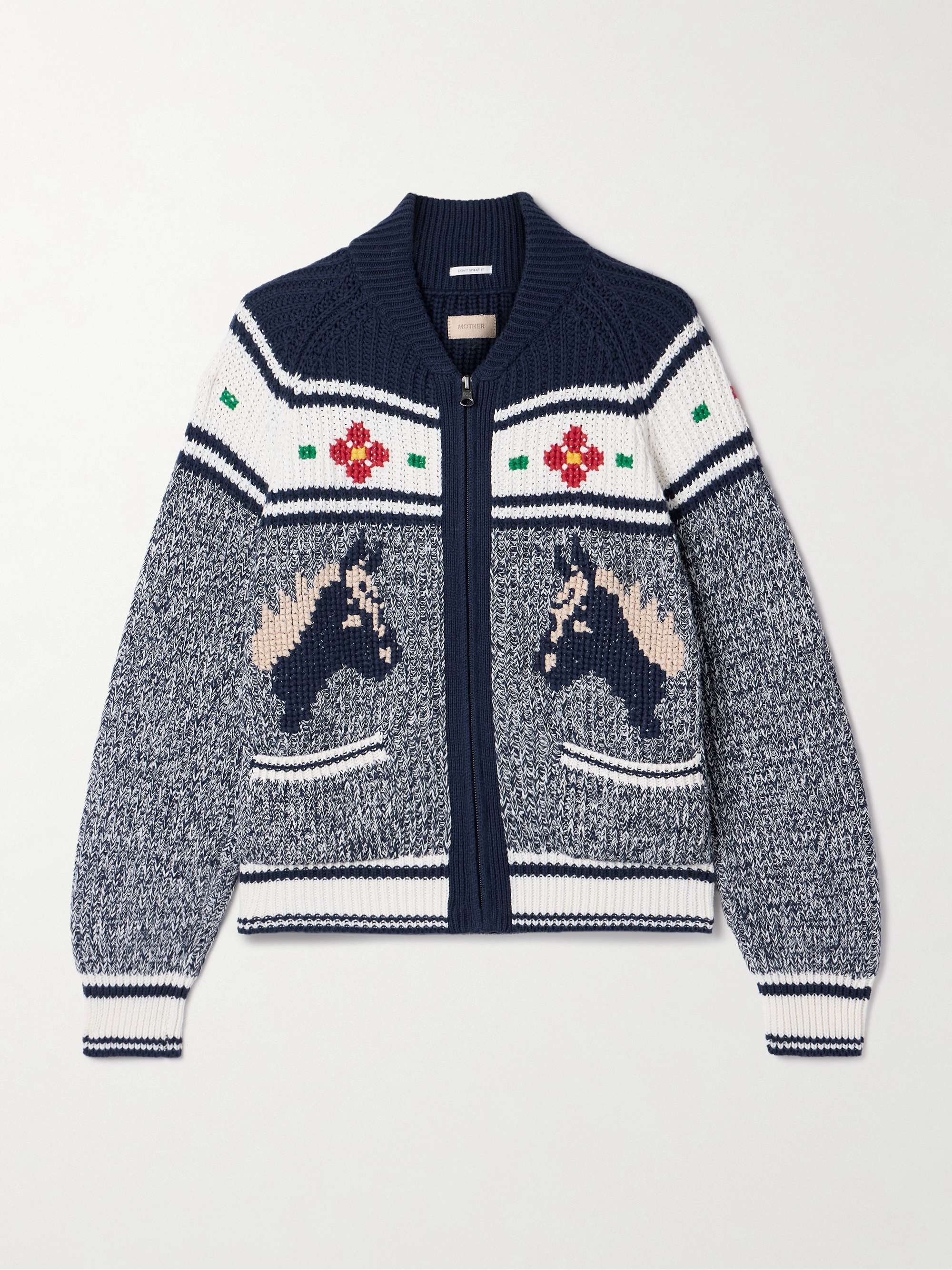 The Try Outs jacquard-knit cardigan view