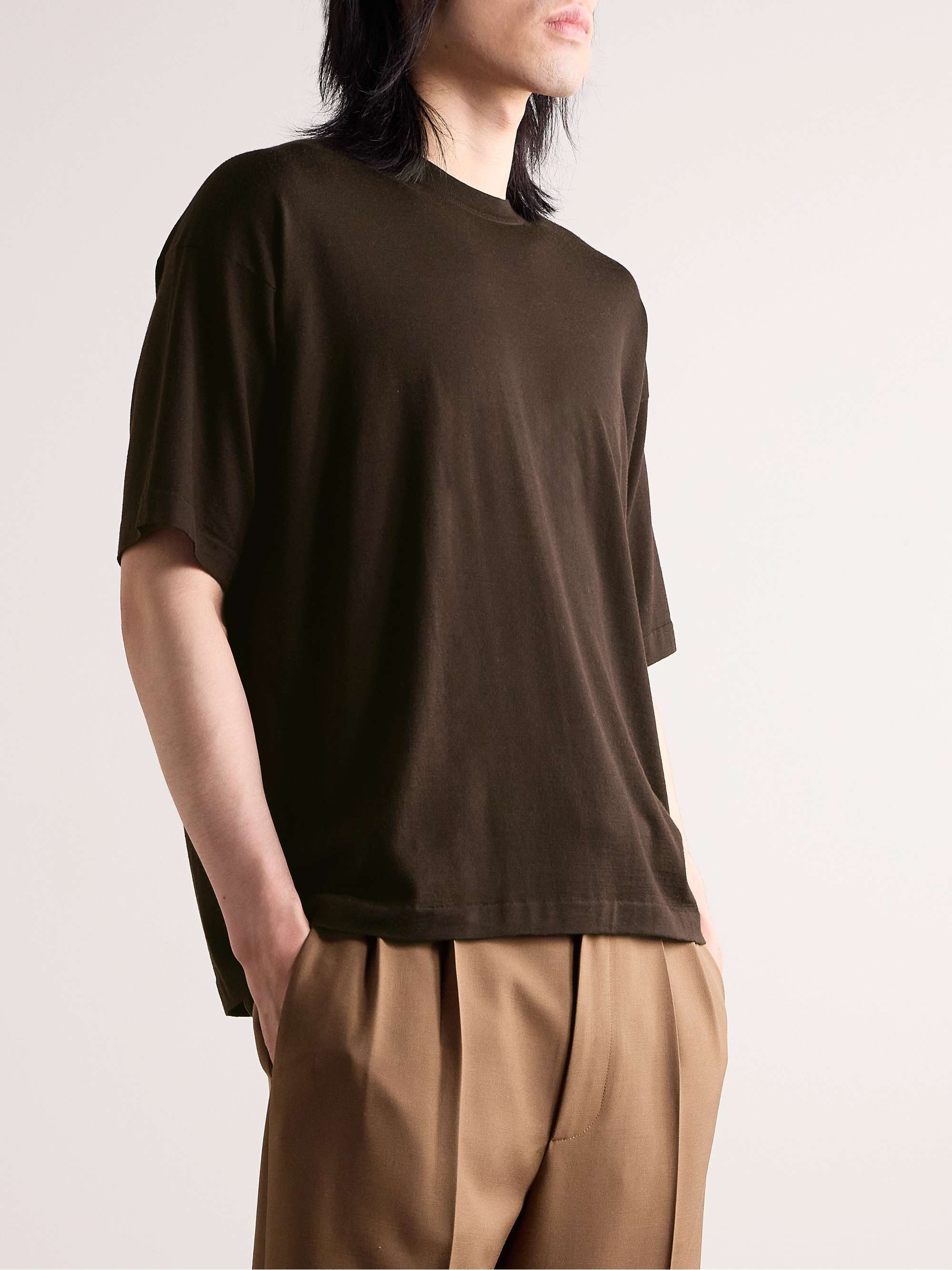 Dlomu Wool-Jersey T-Shirt view