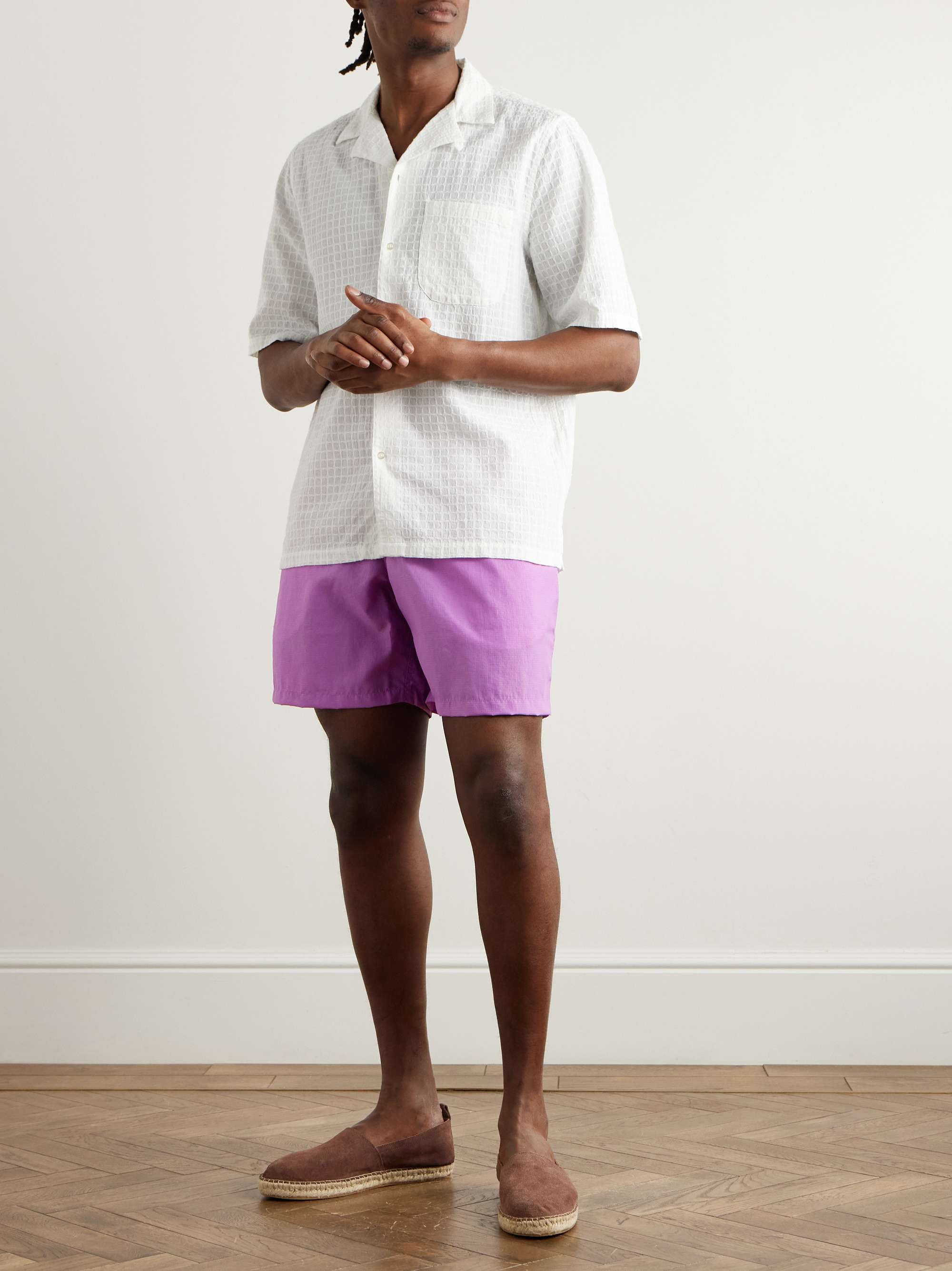 Volta Straight-Leg Recycled Micro-Ripstop Drawstring Shorts view