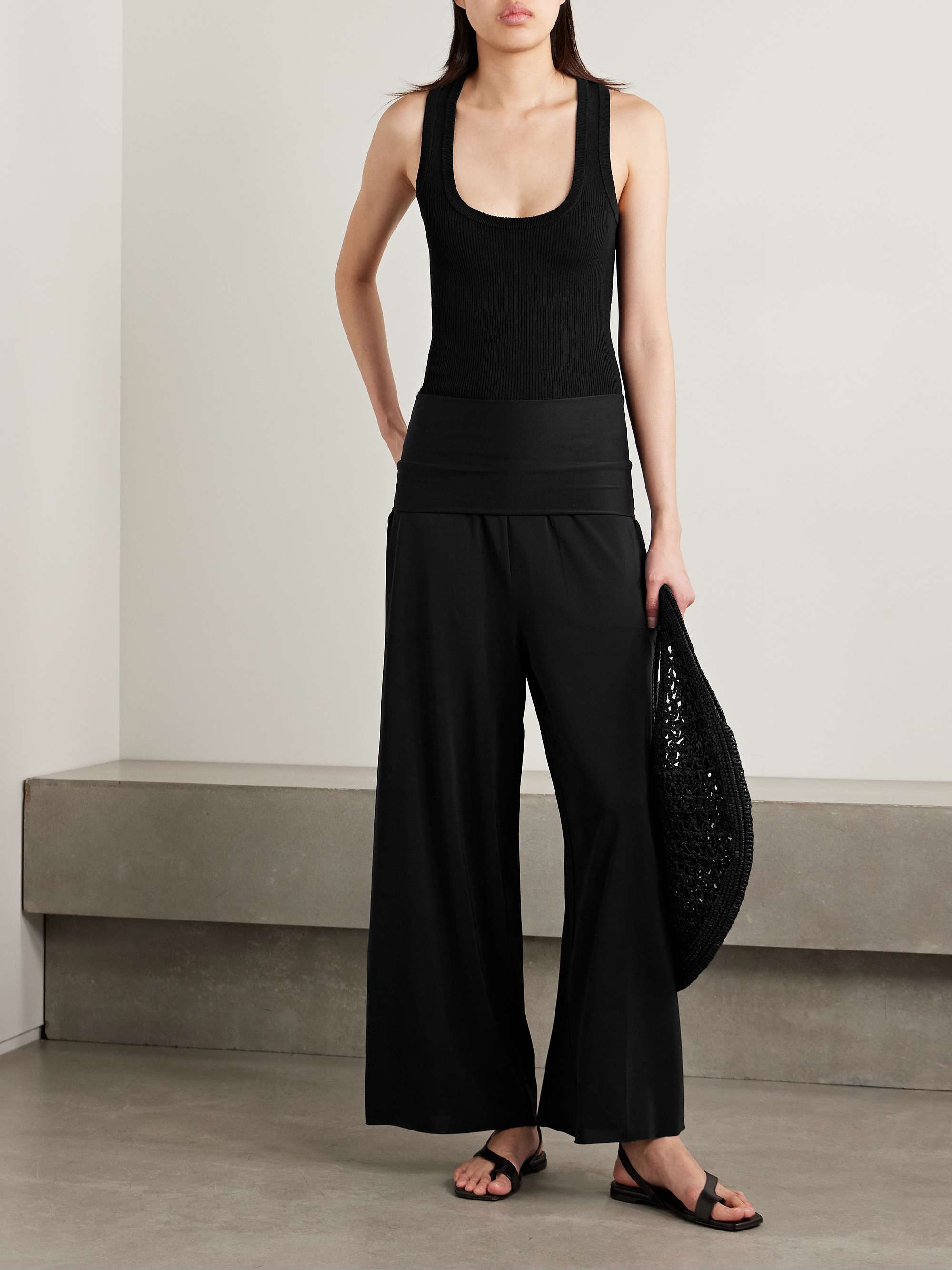 Les Essentiels Dao convertible stretch-jersey jumpsuit view