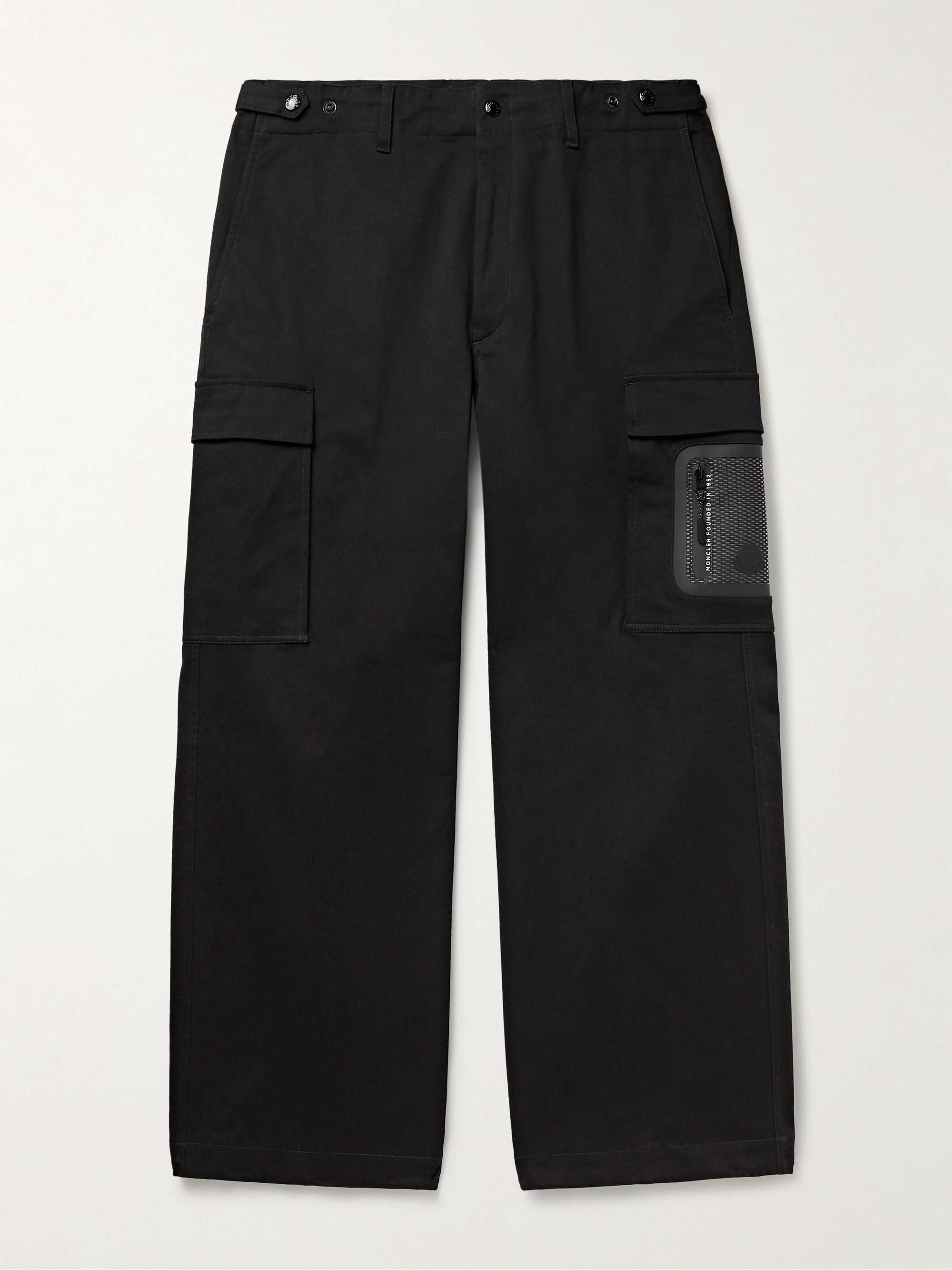 Cotton-Blend Twill Cargo Trousers view
