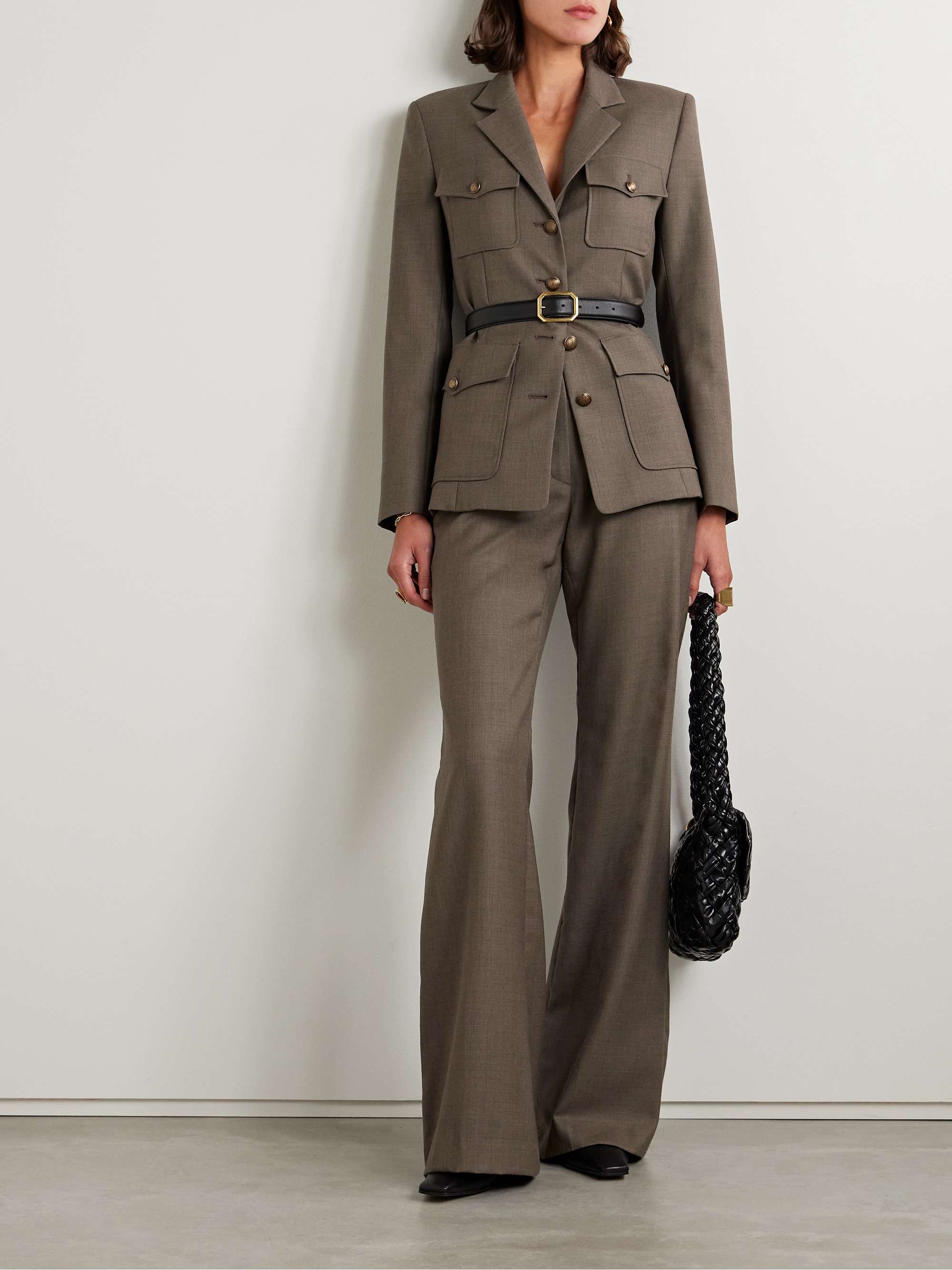 Nelson wool-twill jacket view
