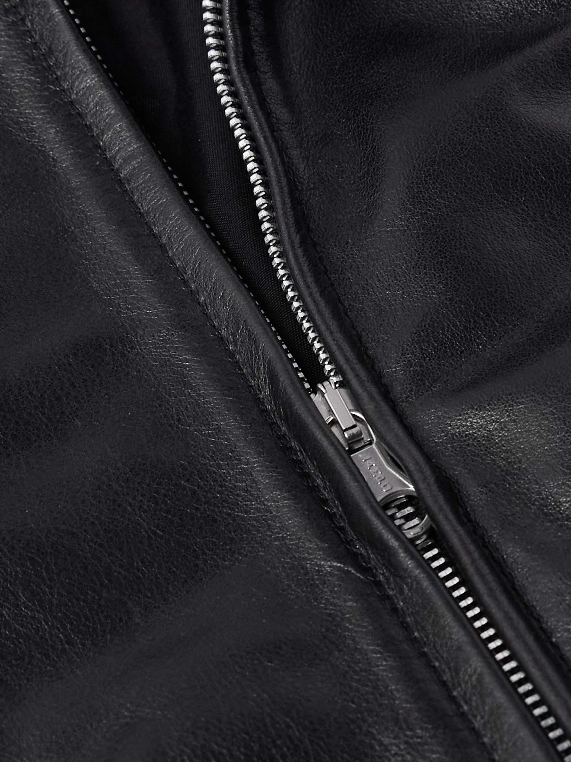 Pharos Leather Bomber Jacket view