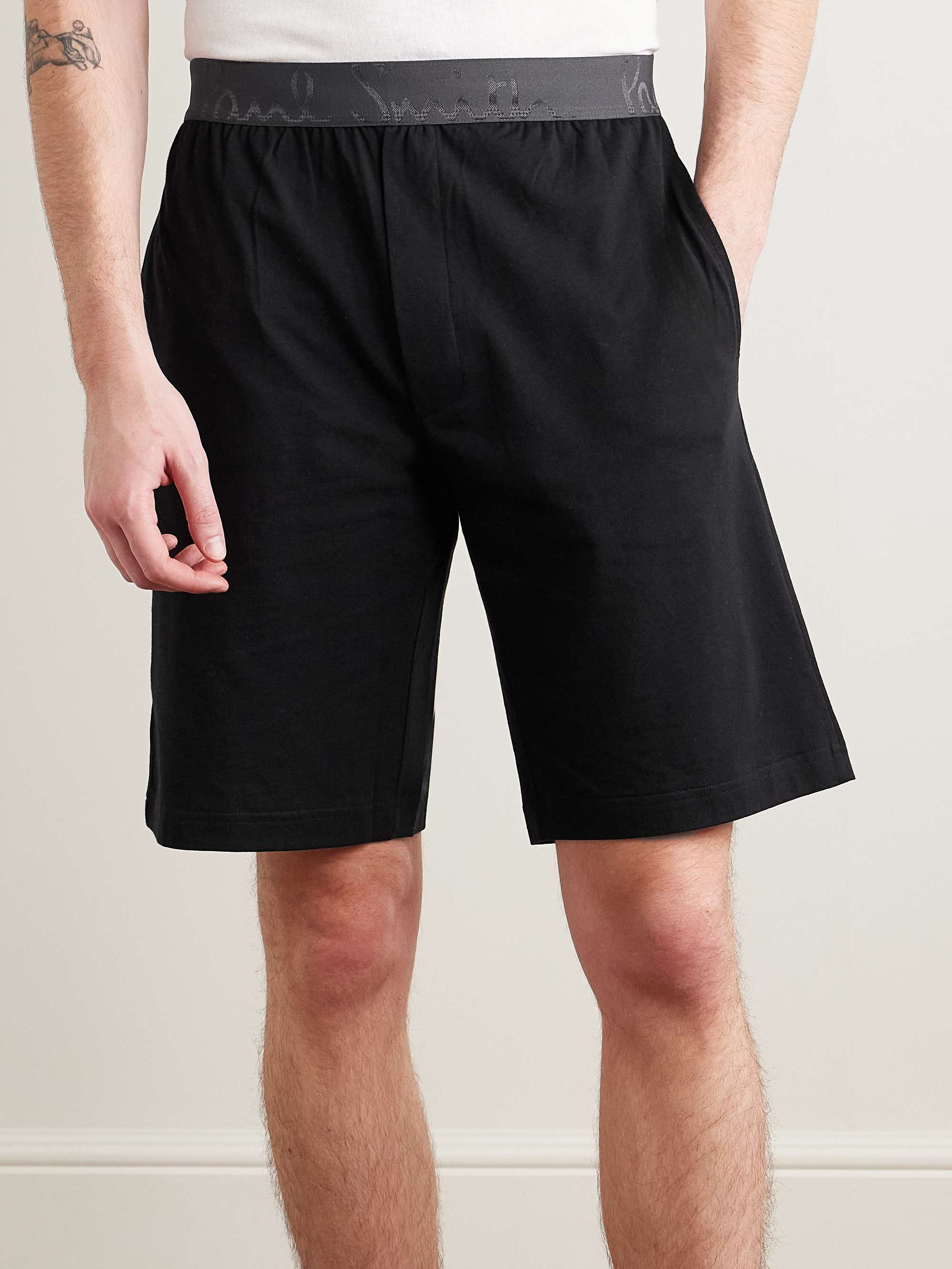 Elias Cotton-Jersey Pyjama Shorts view