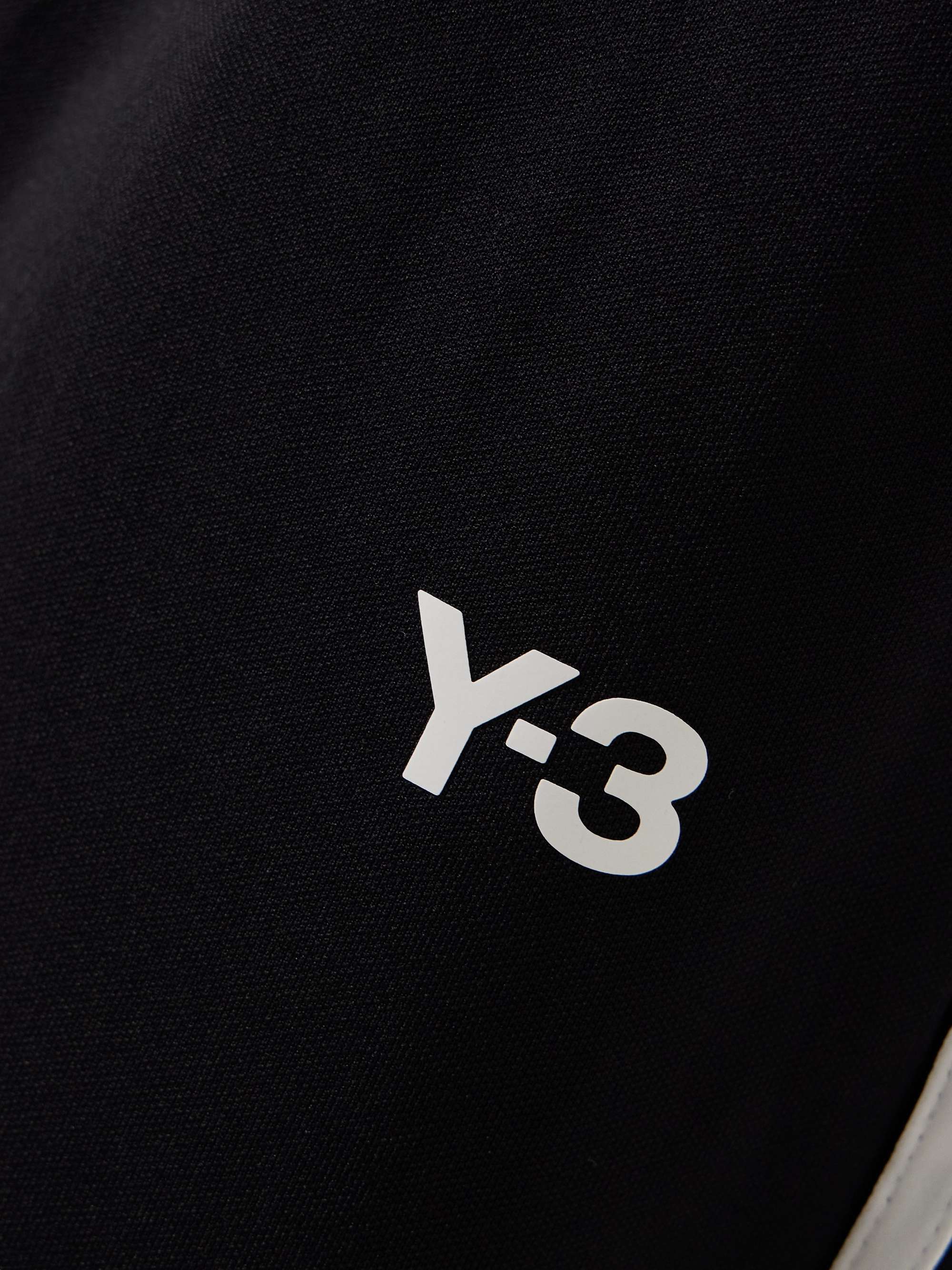 + Y-3 tech-jersey wide-leg track pants view