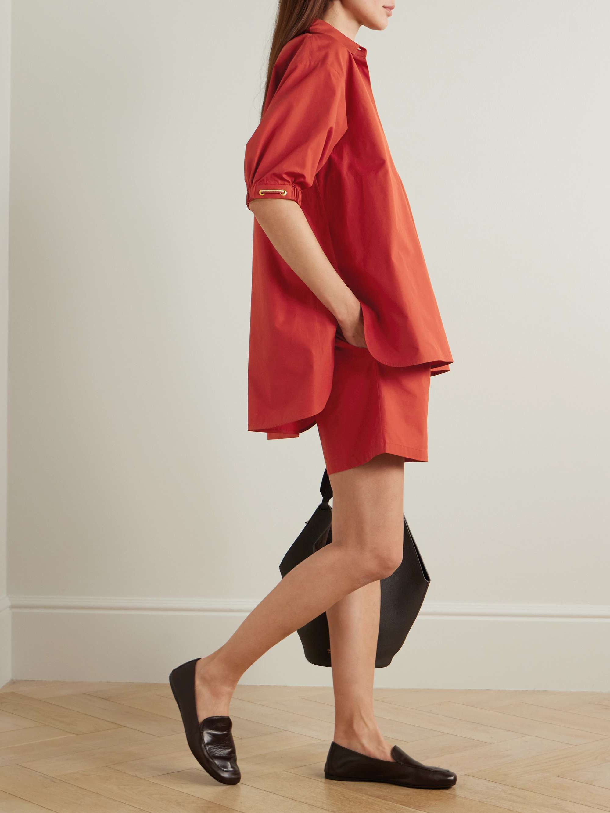 Teano cotton-poplin shirt view