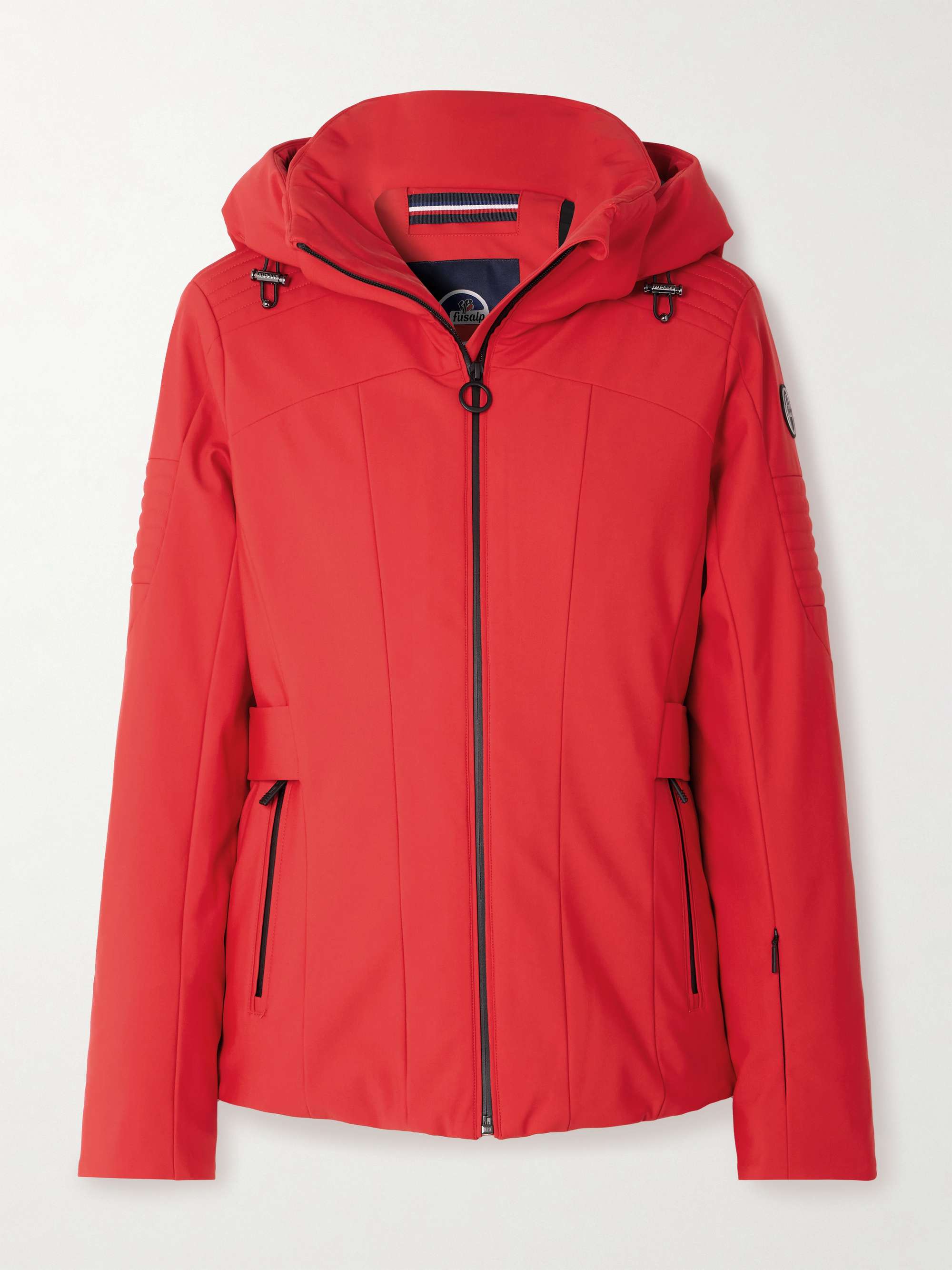 Katarina hooded paneled shell ski jacket view