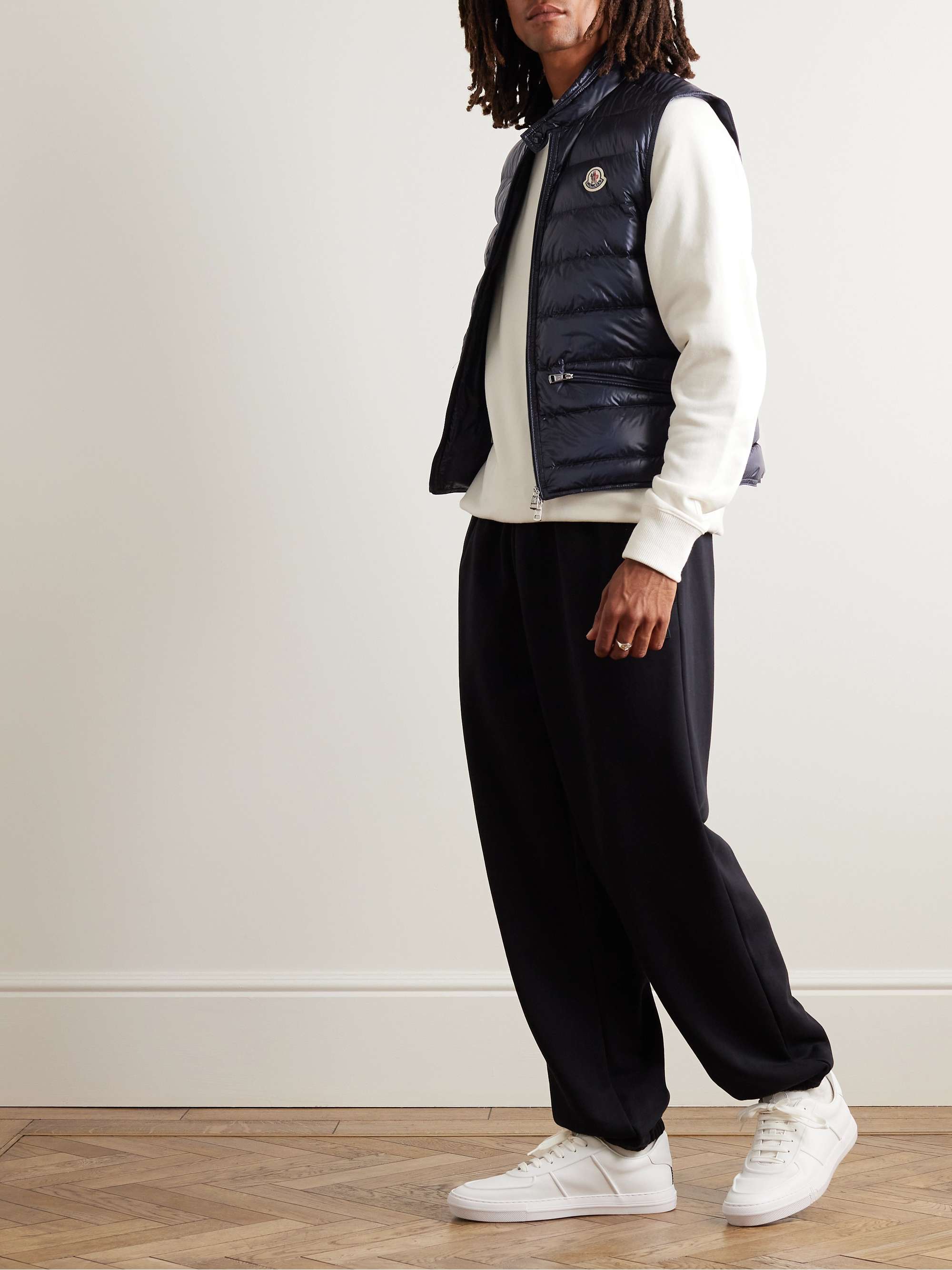 Slim-Fit Logo-Appliquéd Quilted Shell Down Gilet view