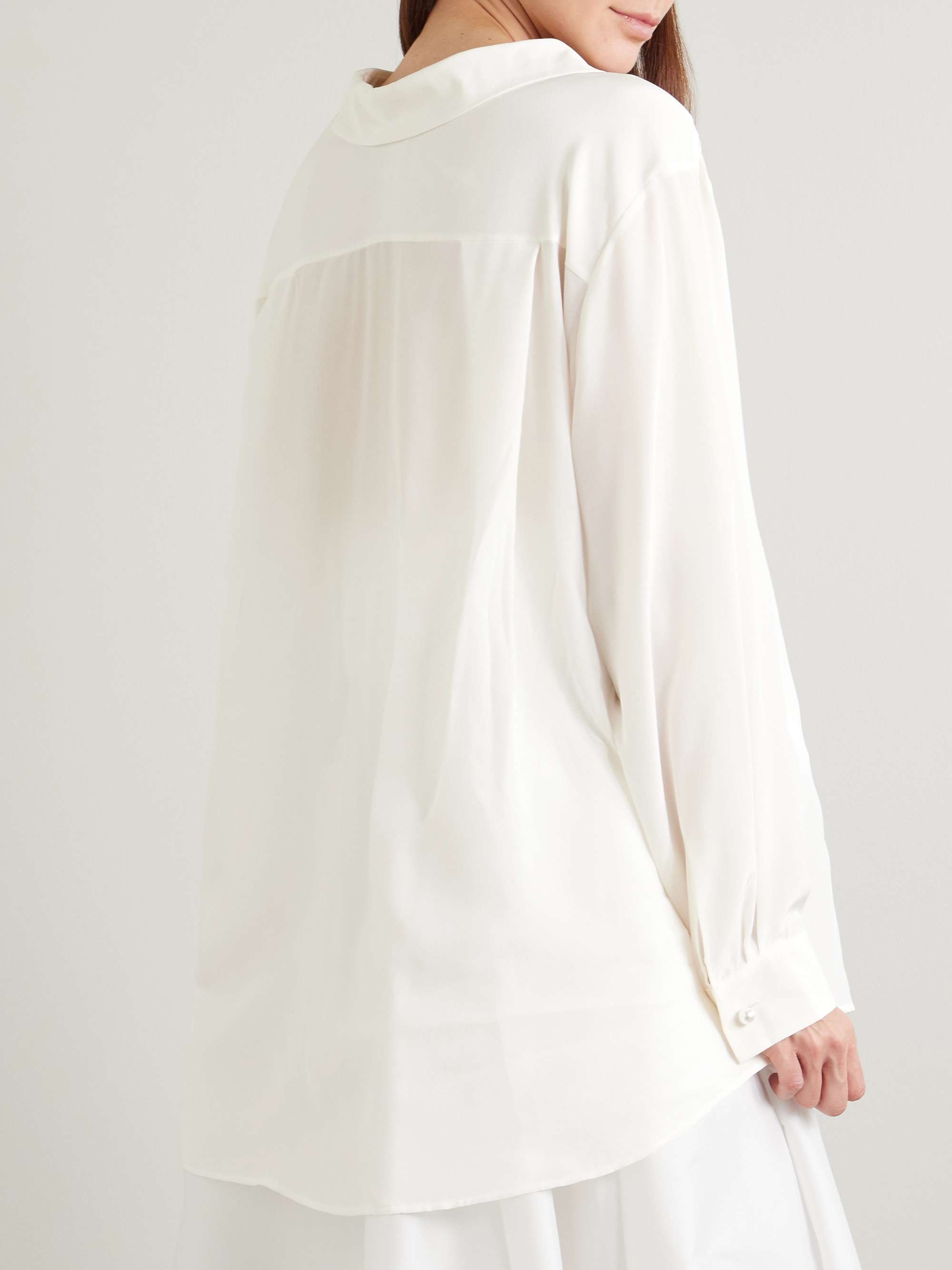 Guido embellished silk shirt view