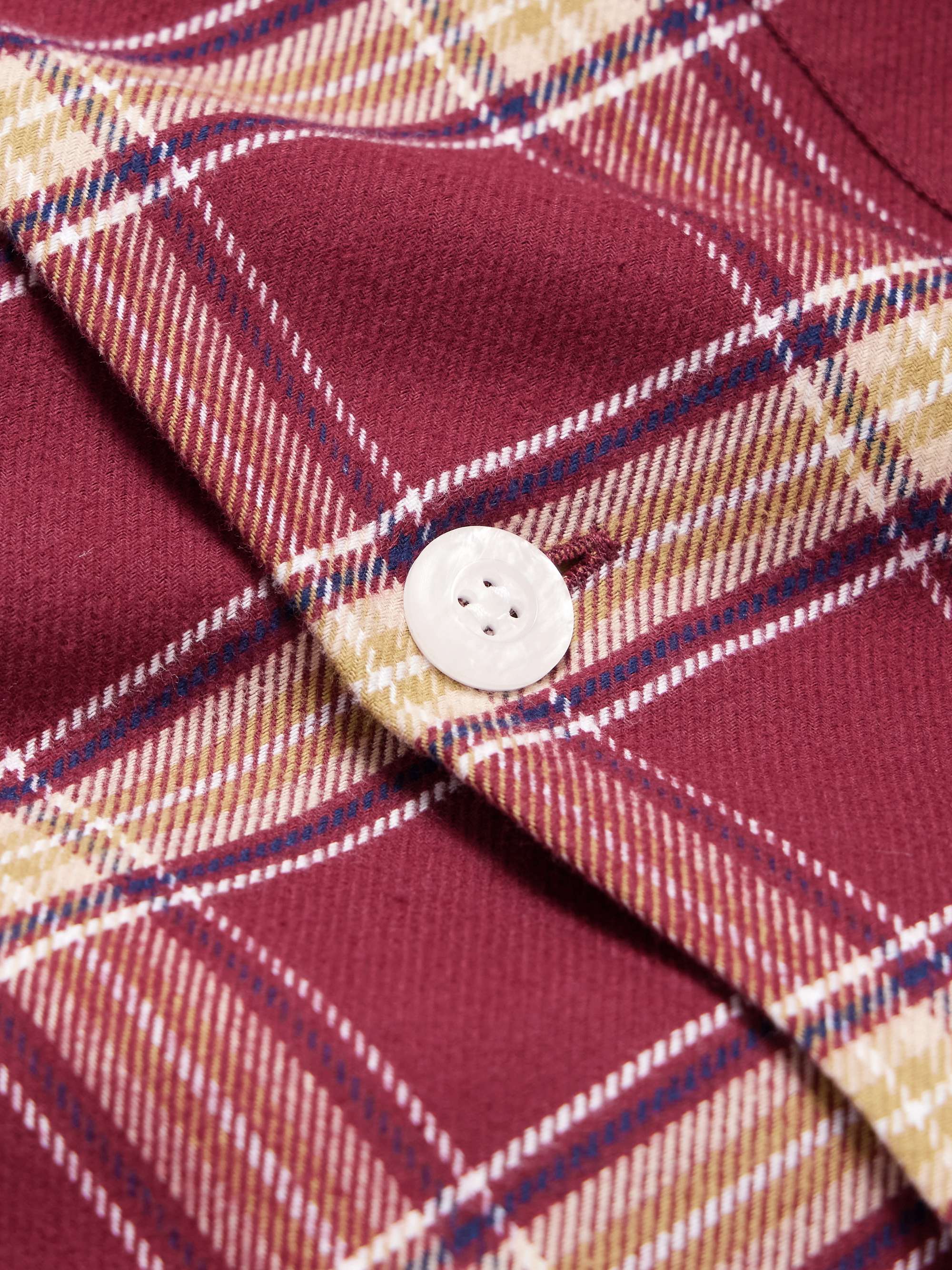 Kelburn 48 Checked Cotton-Flannel Pyjama Set view