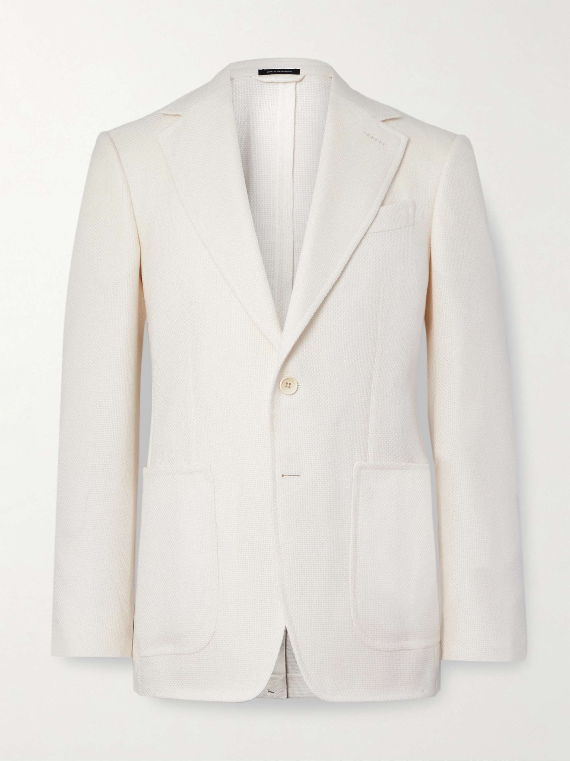 Shelton Wool, Mohair, Silk and Linen-Blend Blazer view