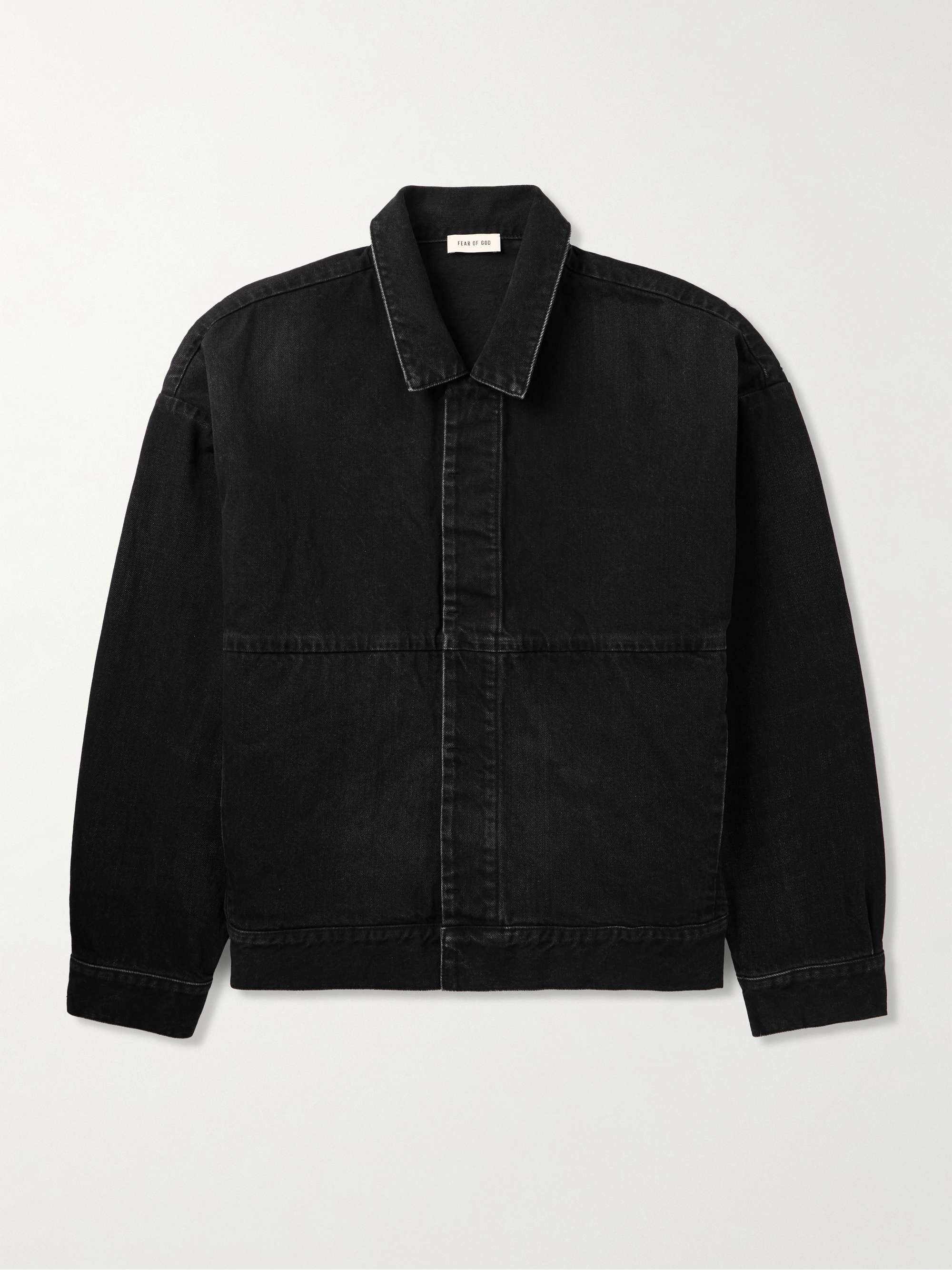 Oversized Denim Trucker Jacket view