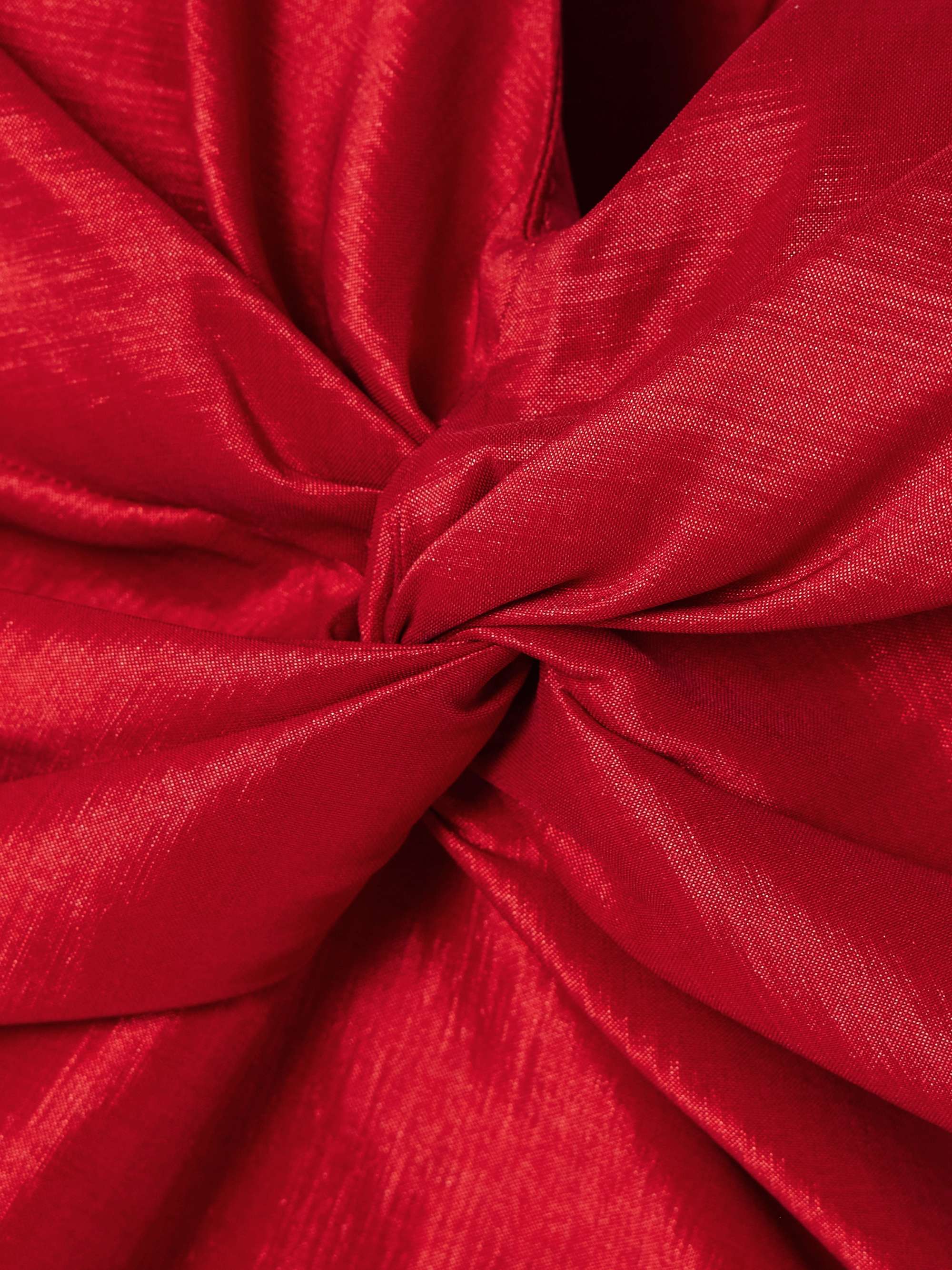 Fiona strapless twisted taffeta mini dress view