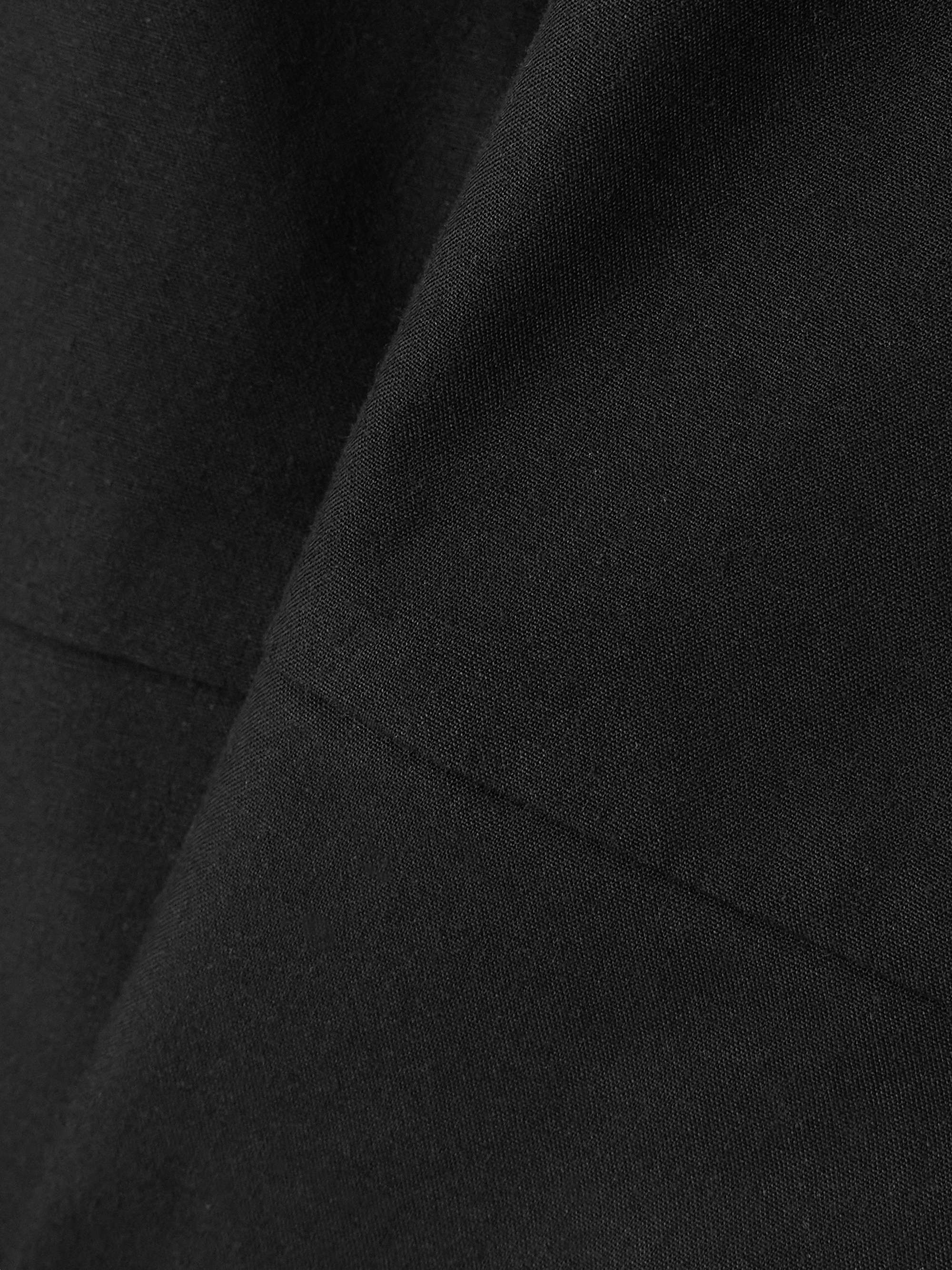 Amoako belted cotton-poplin mini dress view
