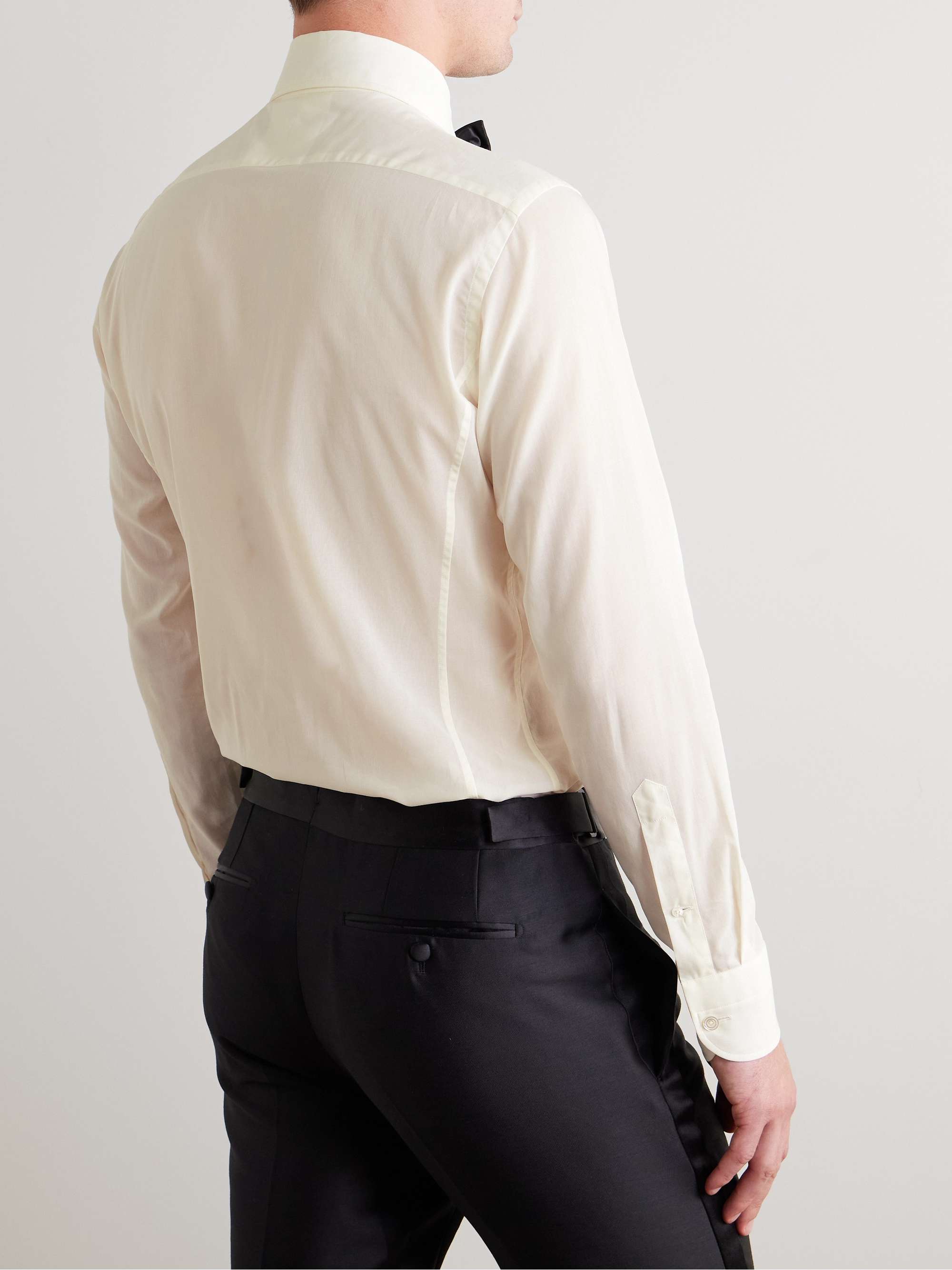 Pleated Cotton Shirt view