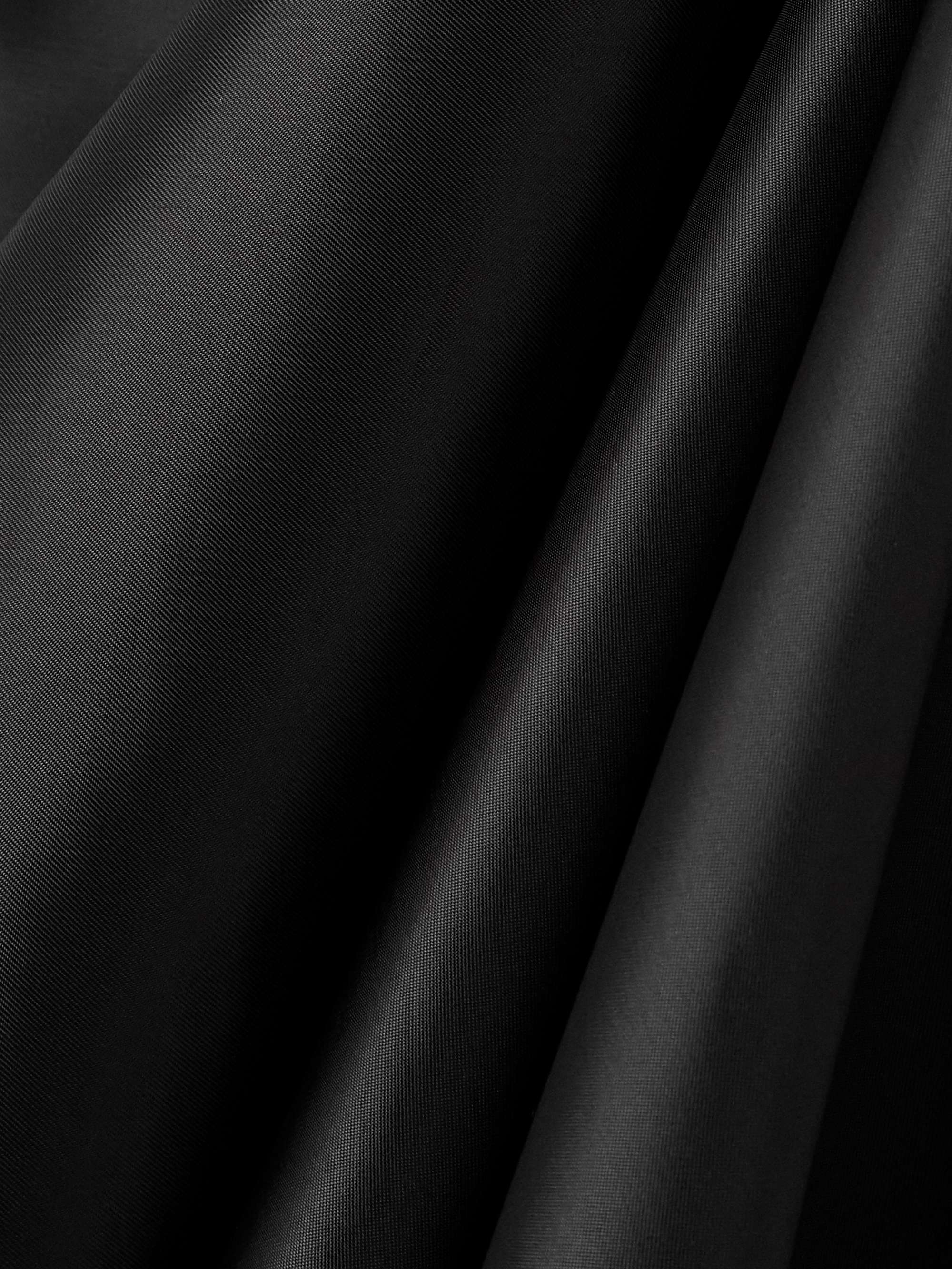 Asymmetric frayed gathered draped satin midi skirt view