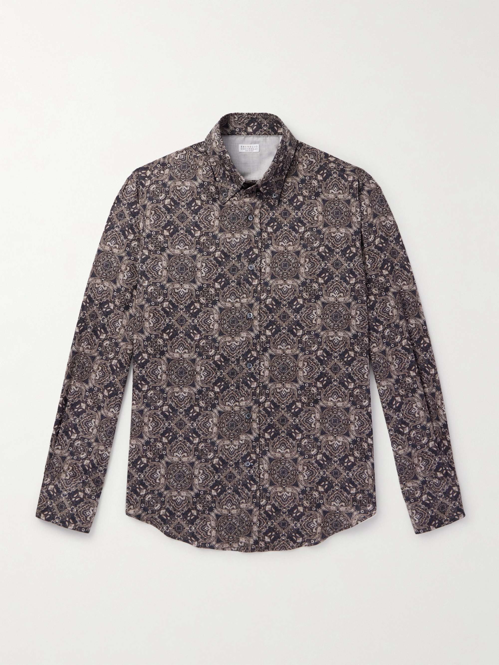 Paisley-Print Cotton Shirt view