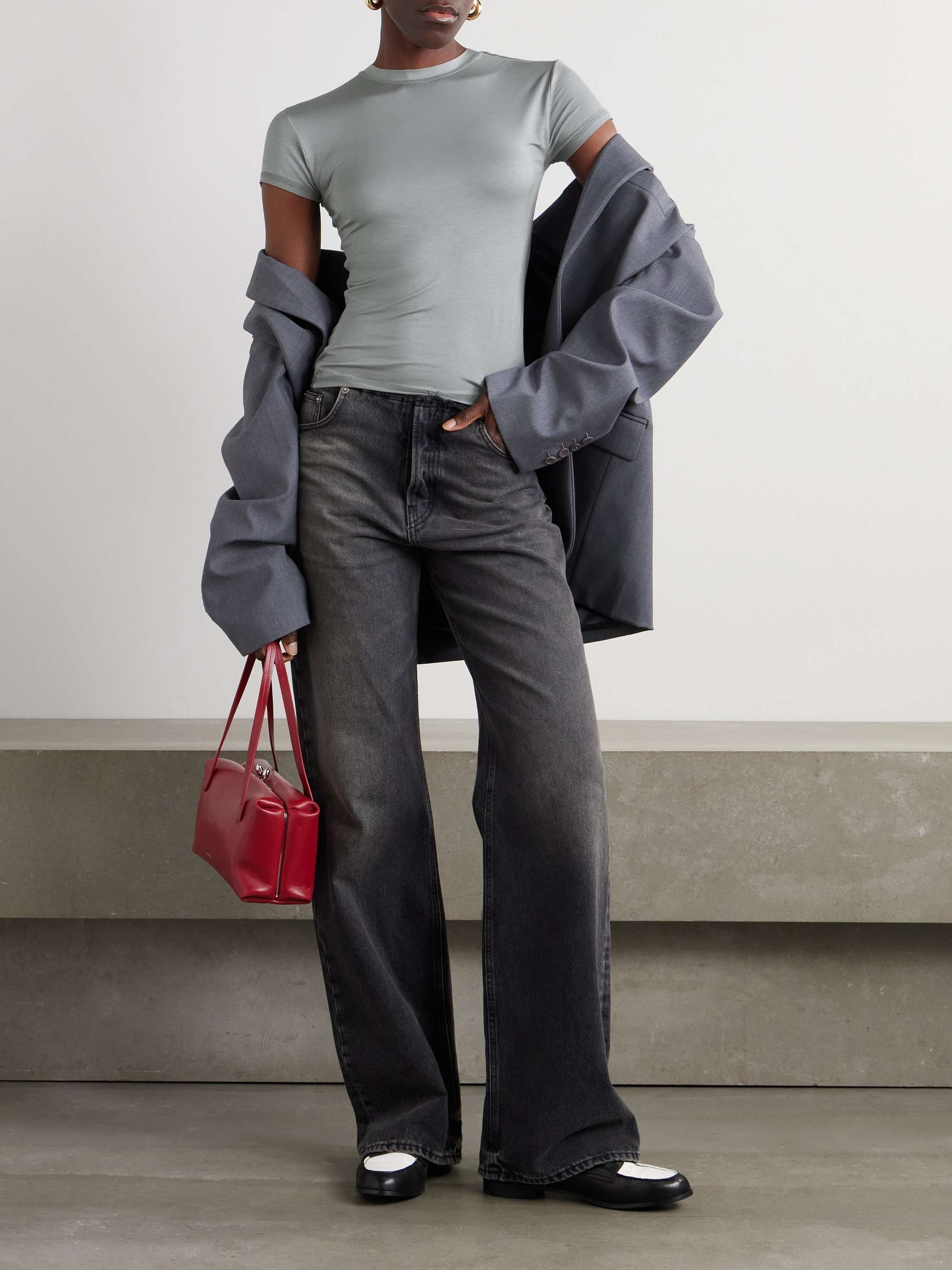 Stretch-Lyocell T-shirt view