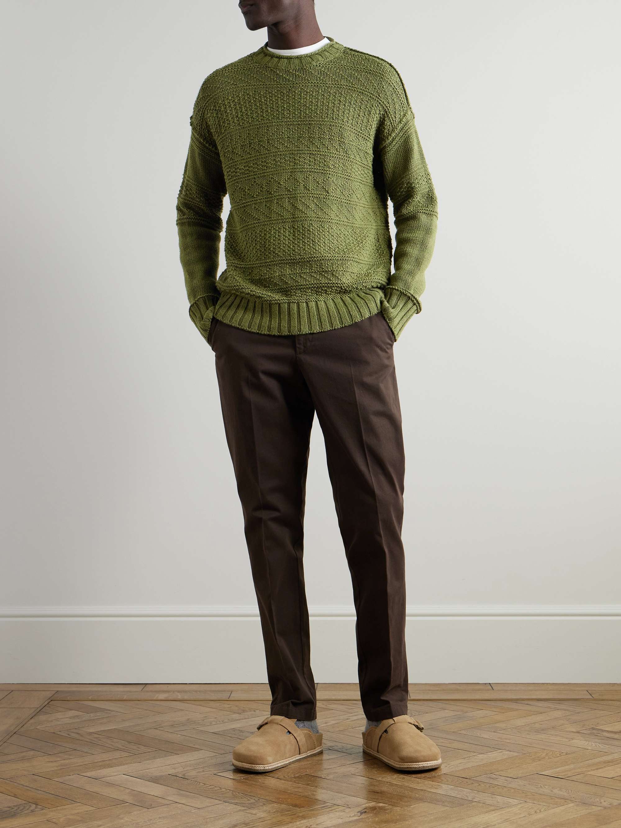 Chester Tapered Cotton-Blend Twill Suit Trousers view