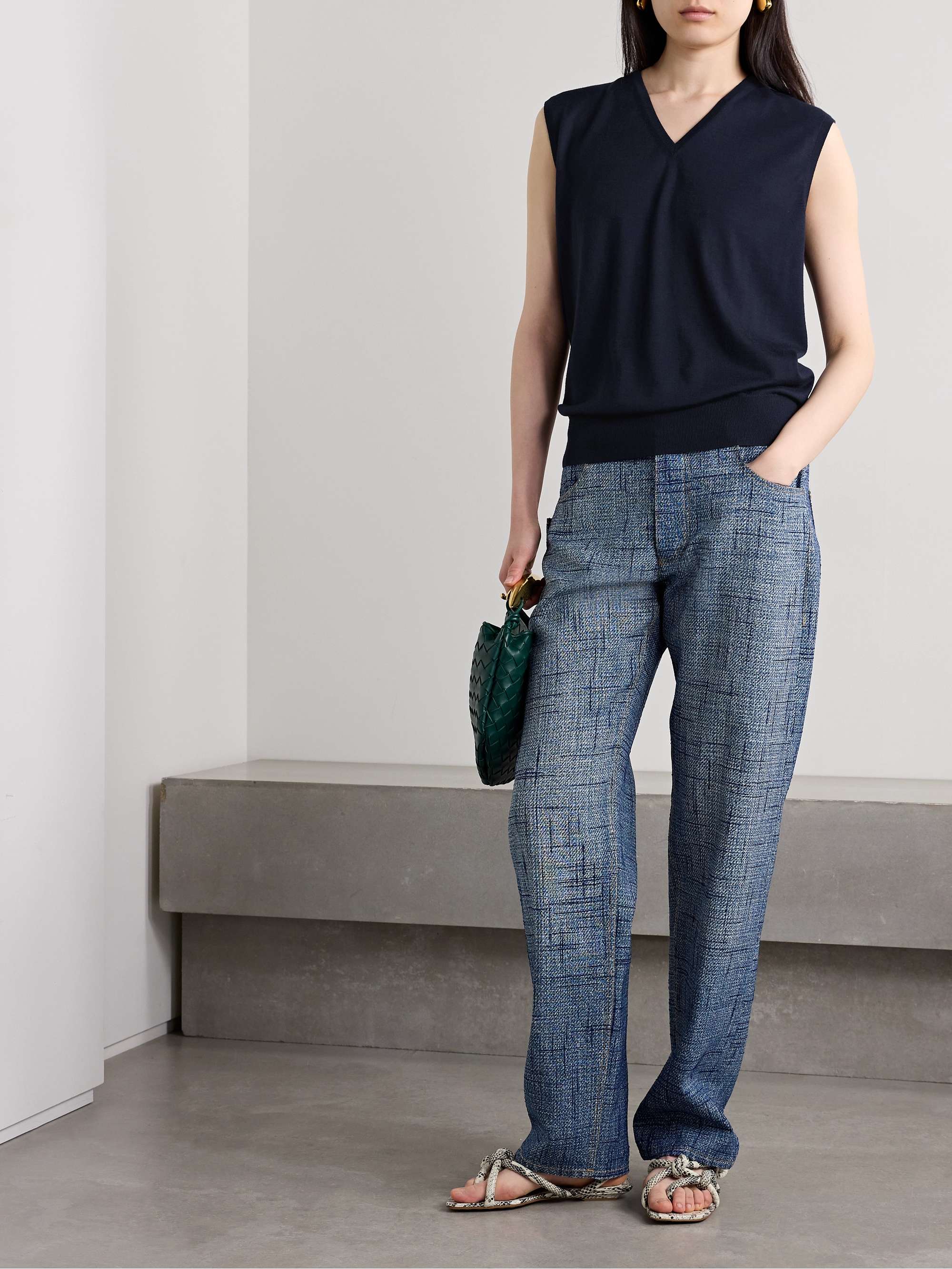 Cashmere-blend vest view