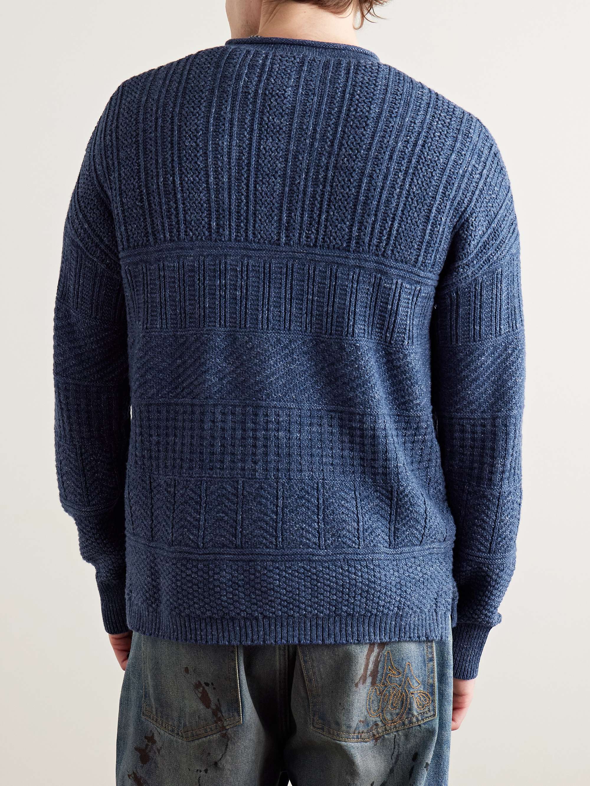 Cotton and Linen-Blend Sweater view