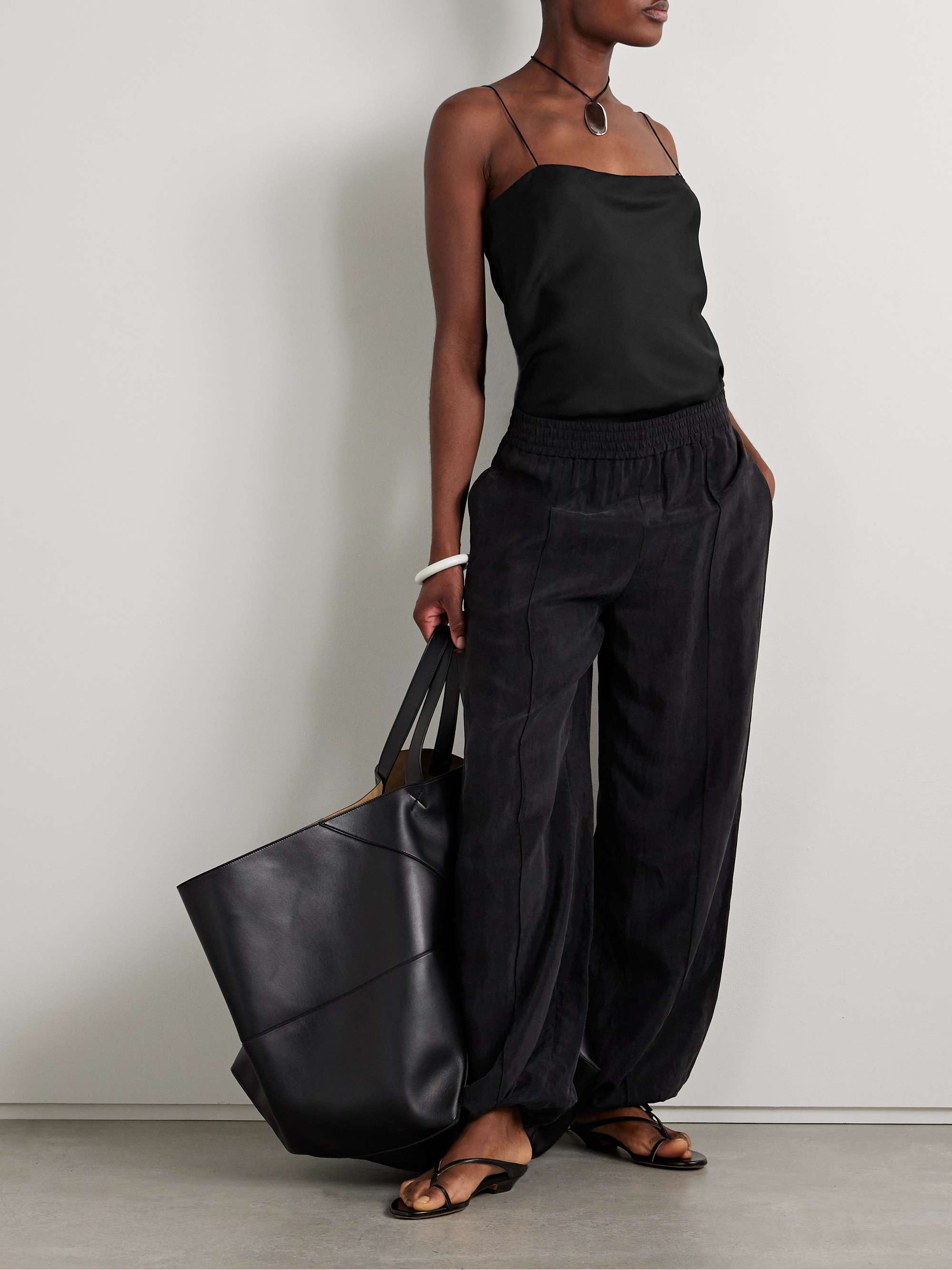 Silk-twill camisole view