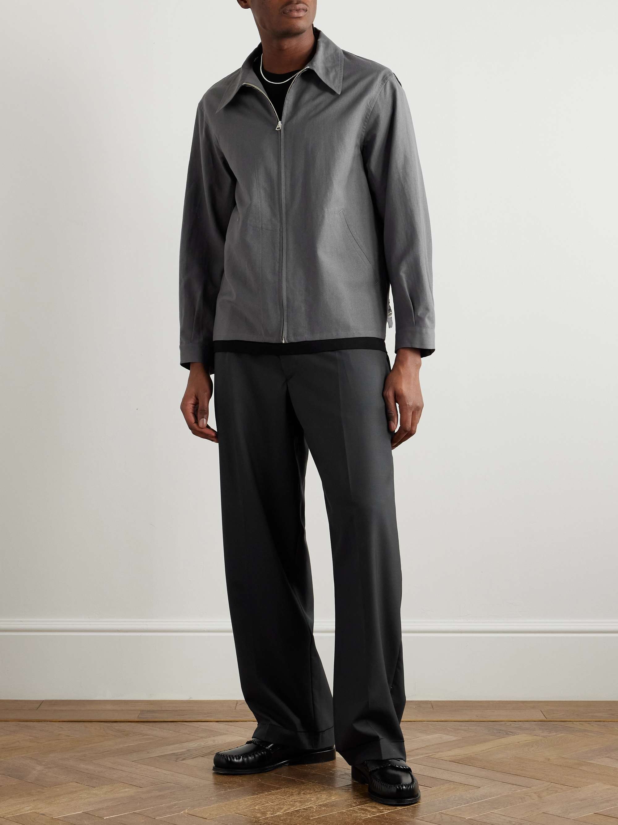 Fly Wool-Blend Blouson Jacket view