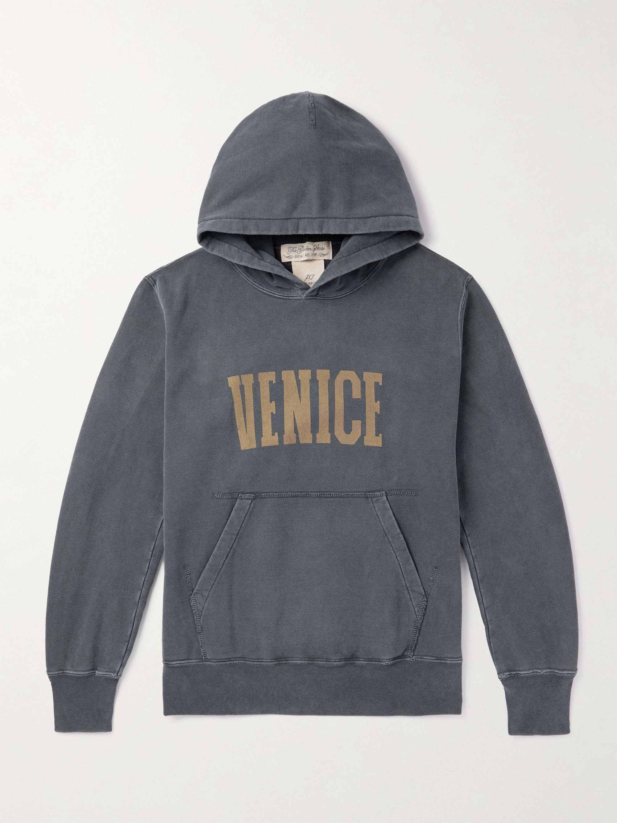 Logo-Print Cotton-Fleece Hoodie view