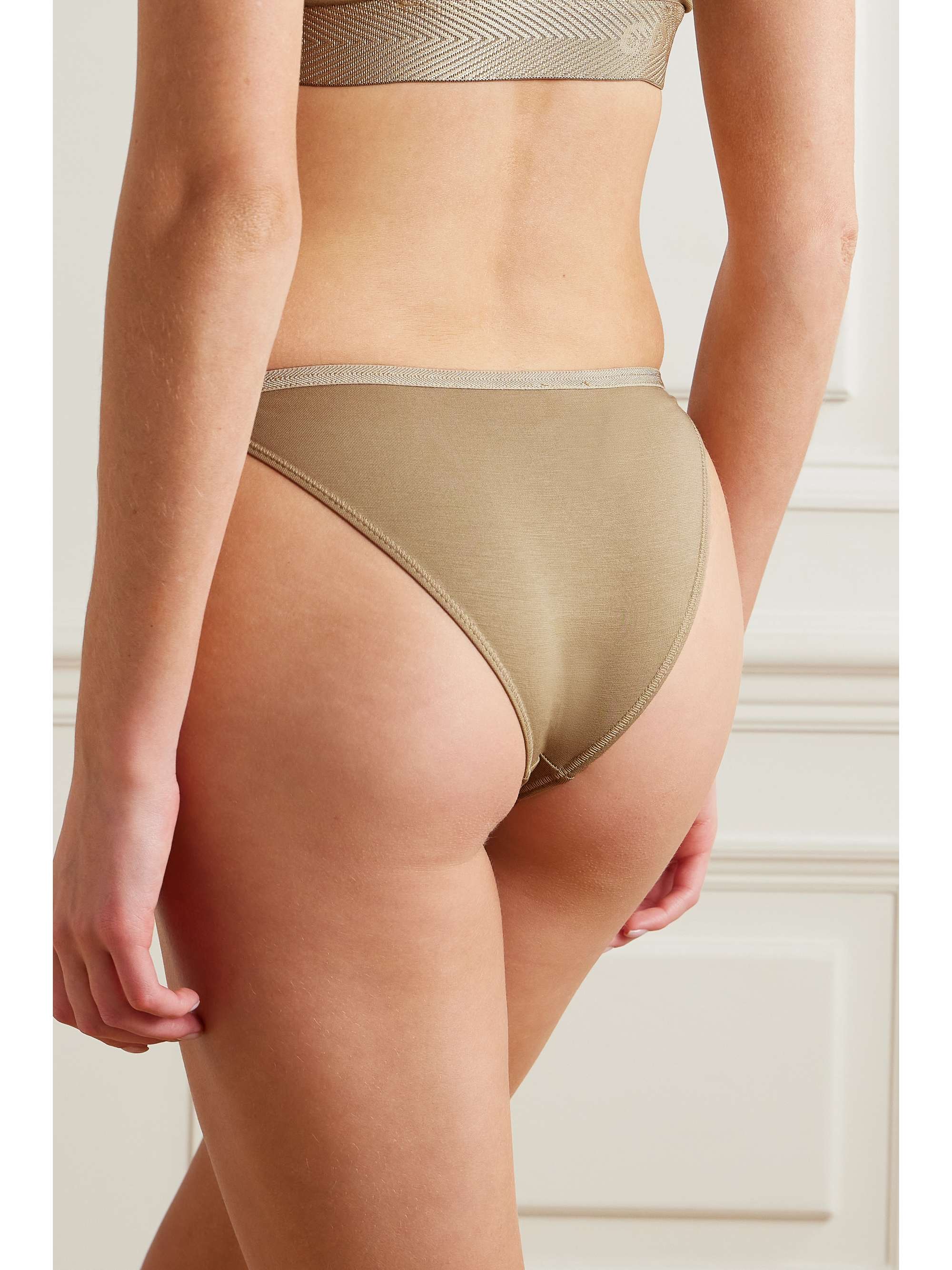 + NET SUSTAIN Tanga set of three stretch-TENCEL™ Lyocell briefs view