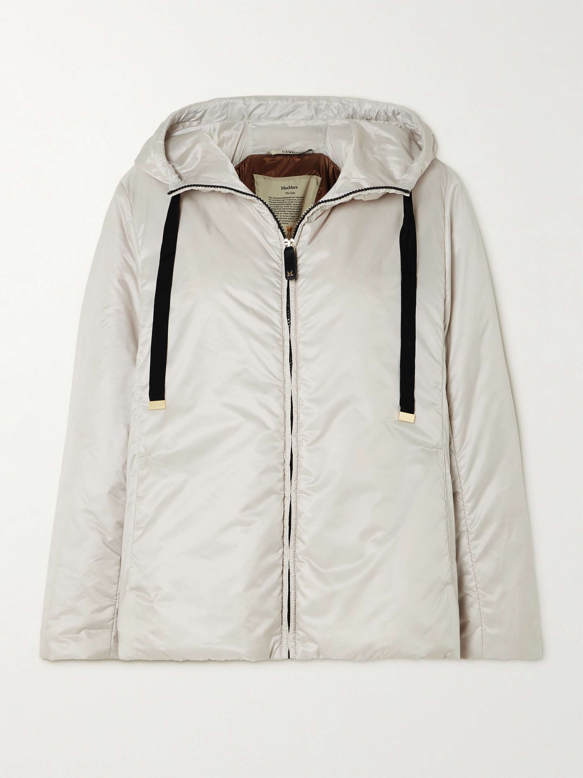 The Cube hooded padded shell jacket view