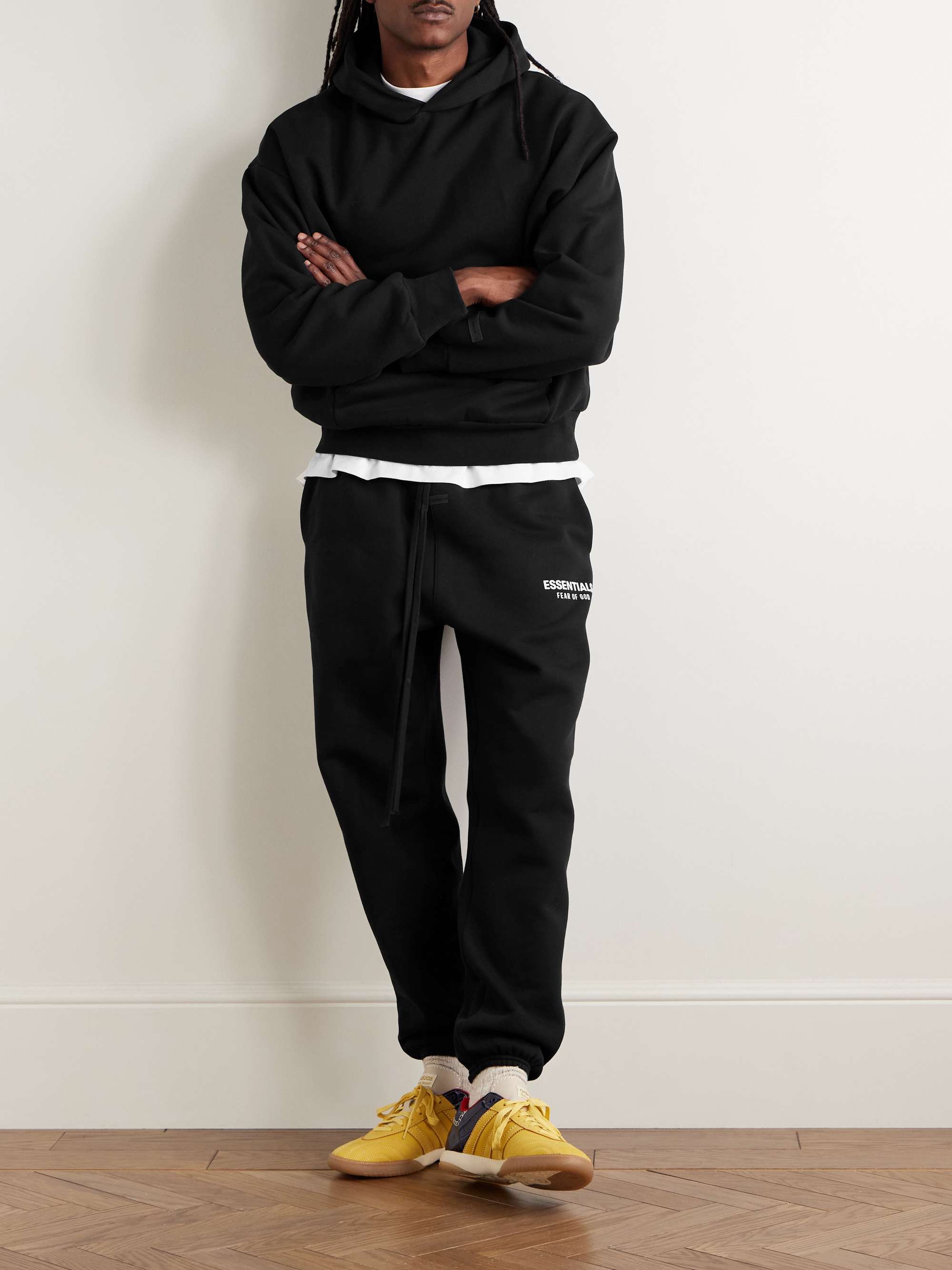 Logo-Appliquéd Cotton-Blend Jersey Hoodie view
