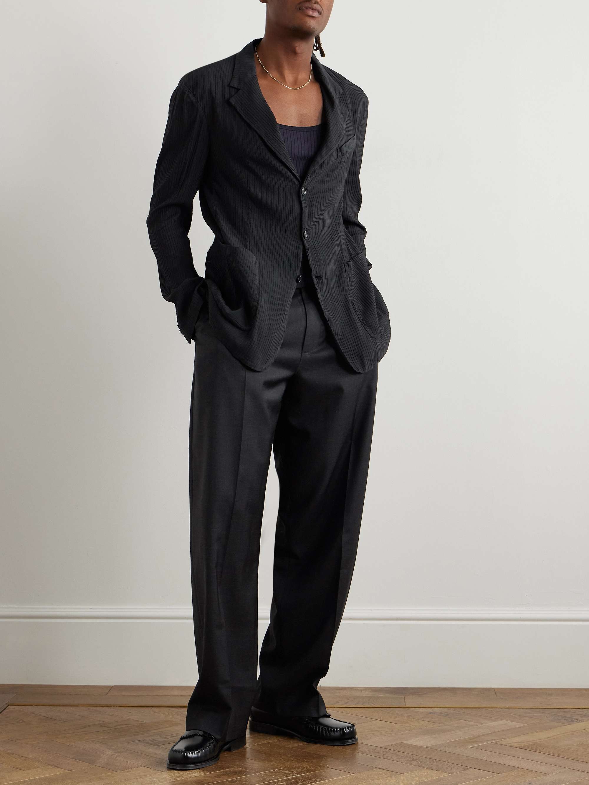 Rizzo Grao Textured Woven Blazer view