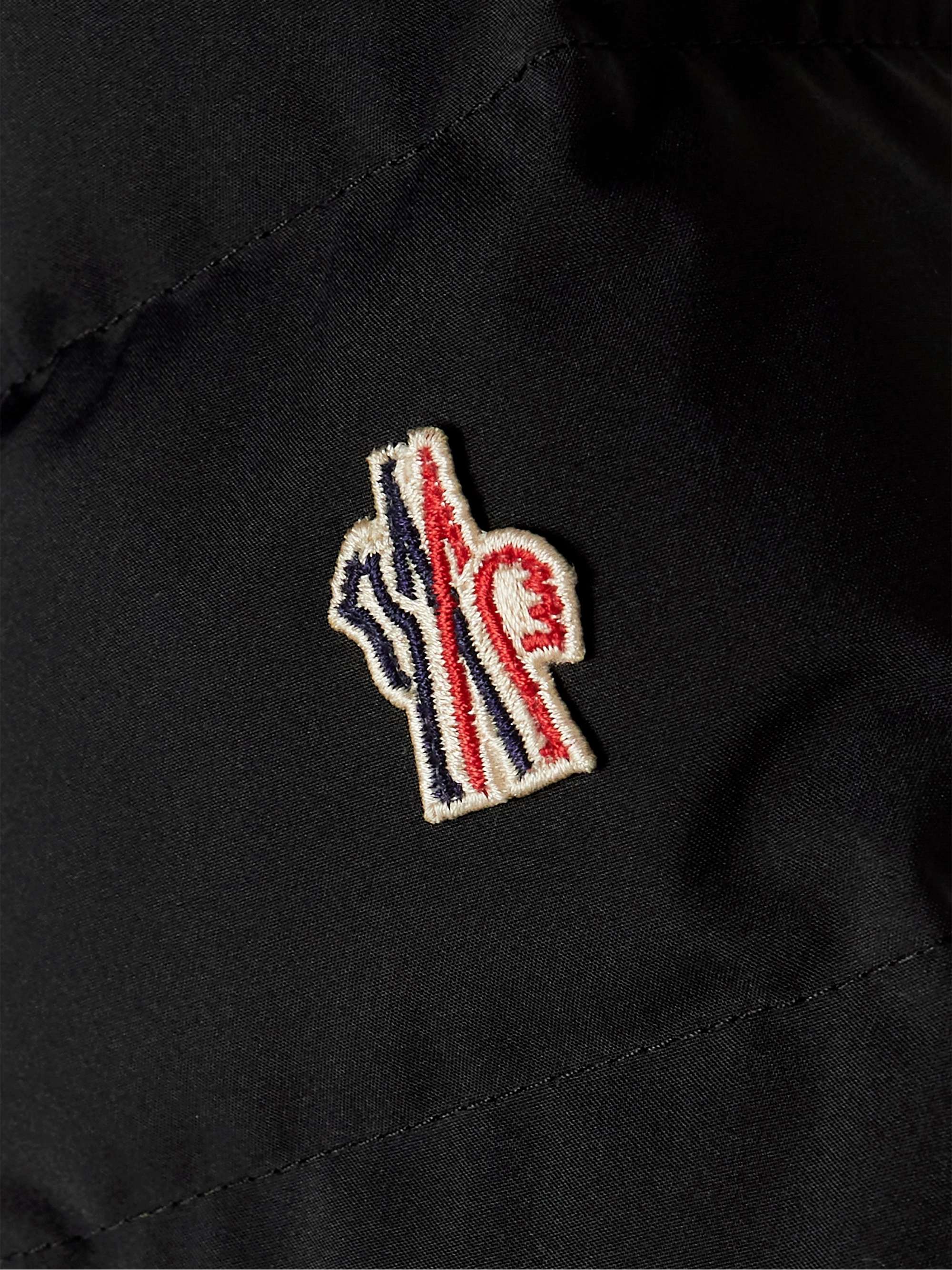 Lamoura hooded grosgrain-trimmed quilted down ski jacket view
