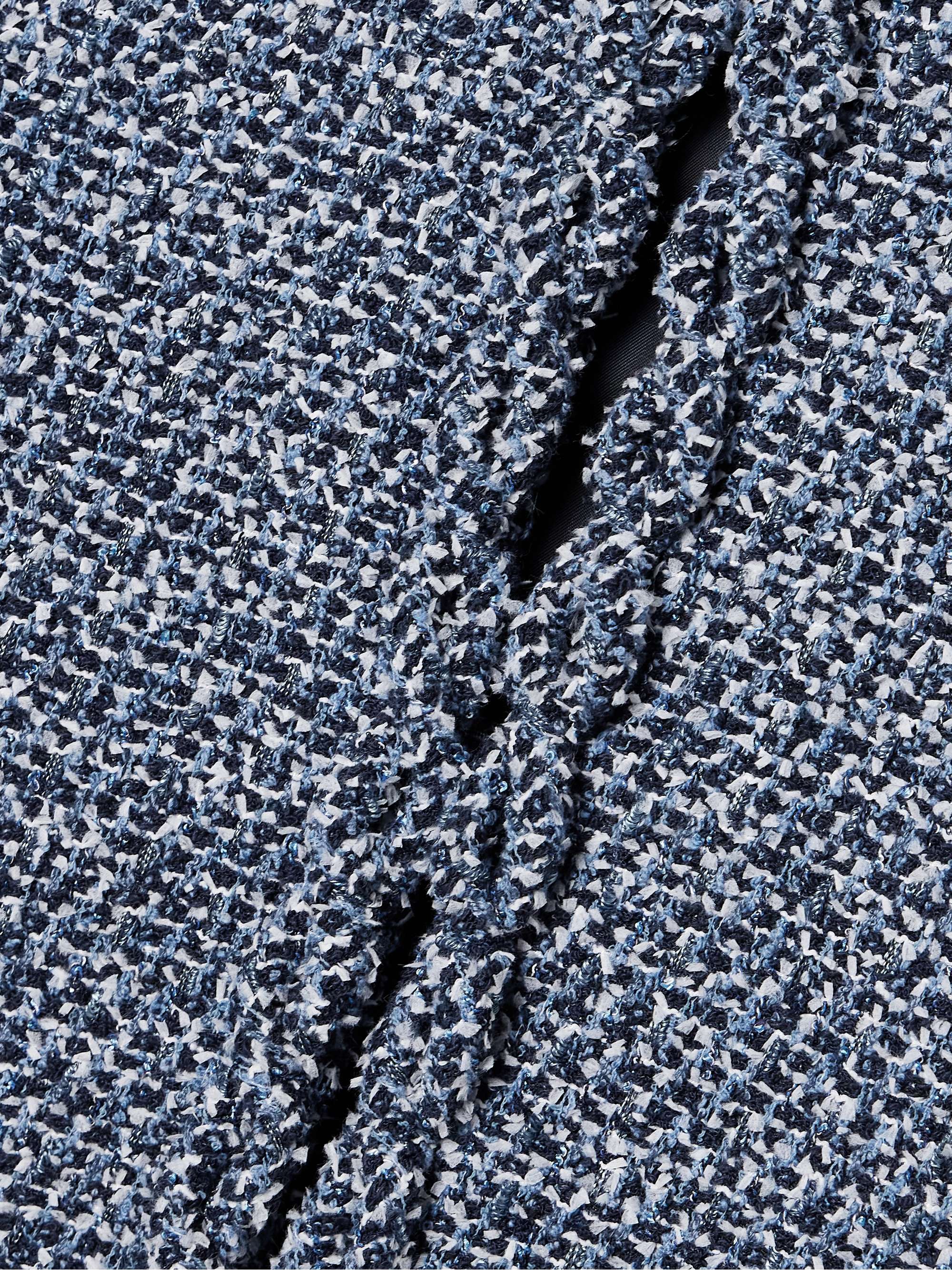 Ruffled tweed jacket view