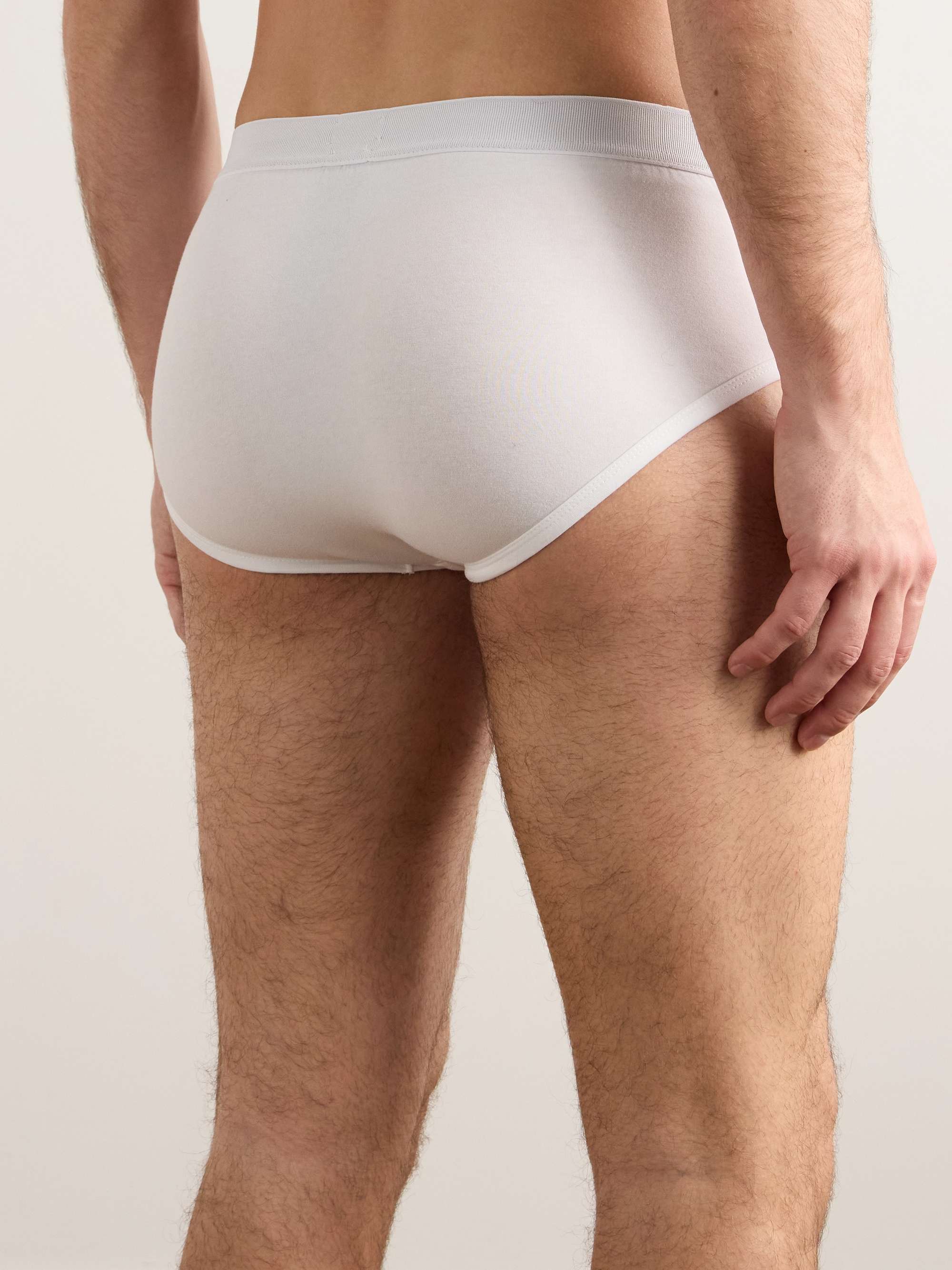 Stretch-Cotton Briefs view