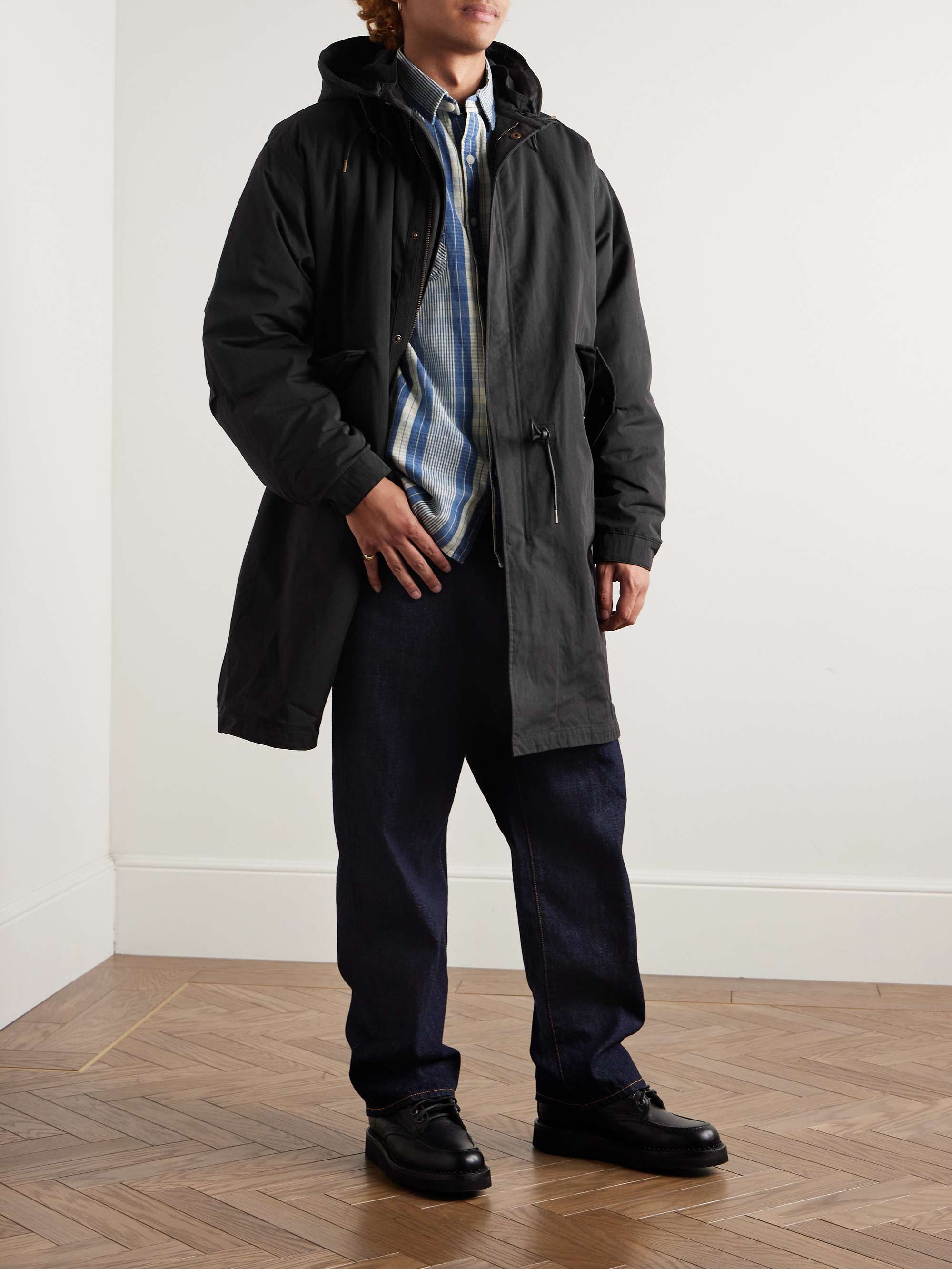 Cotton-Blend Parka with Shell Liner view