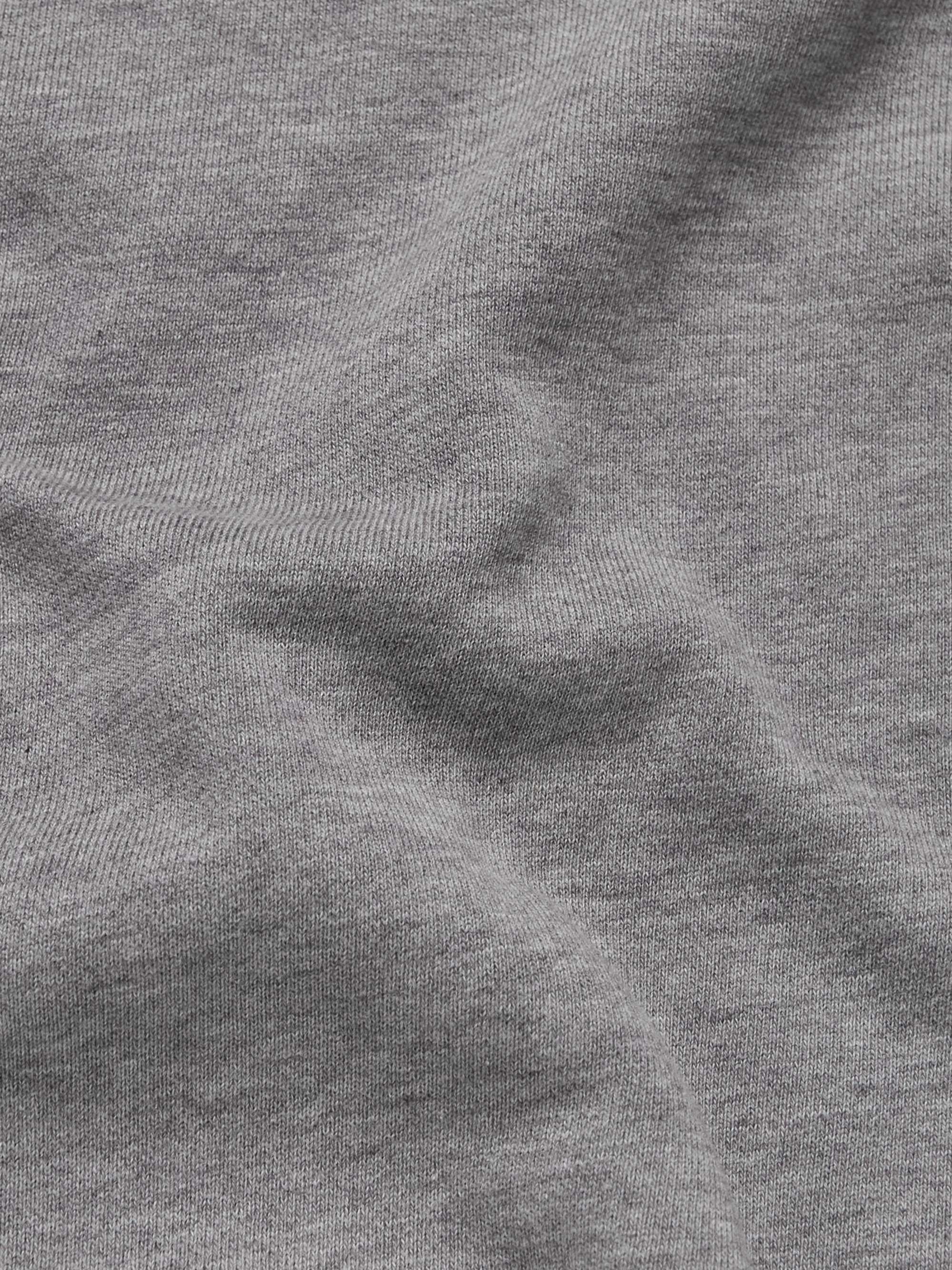 Logo-Detailed Cotton-Jersey Hoodie view