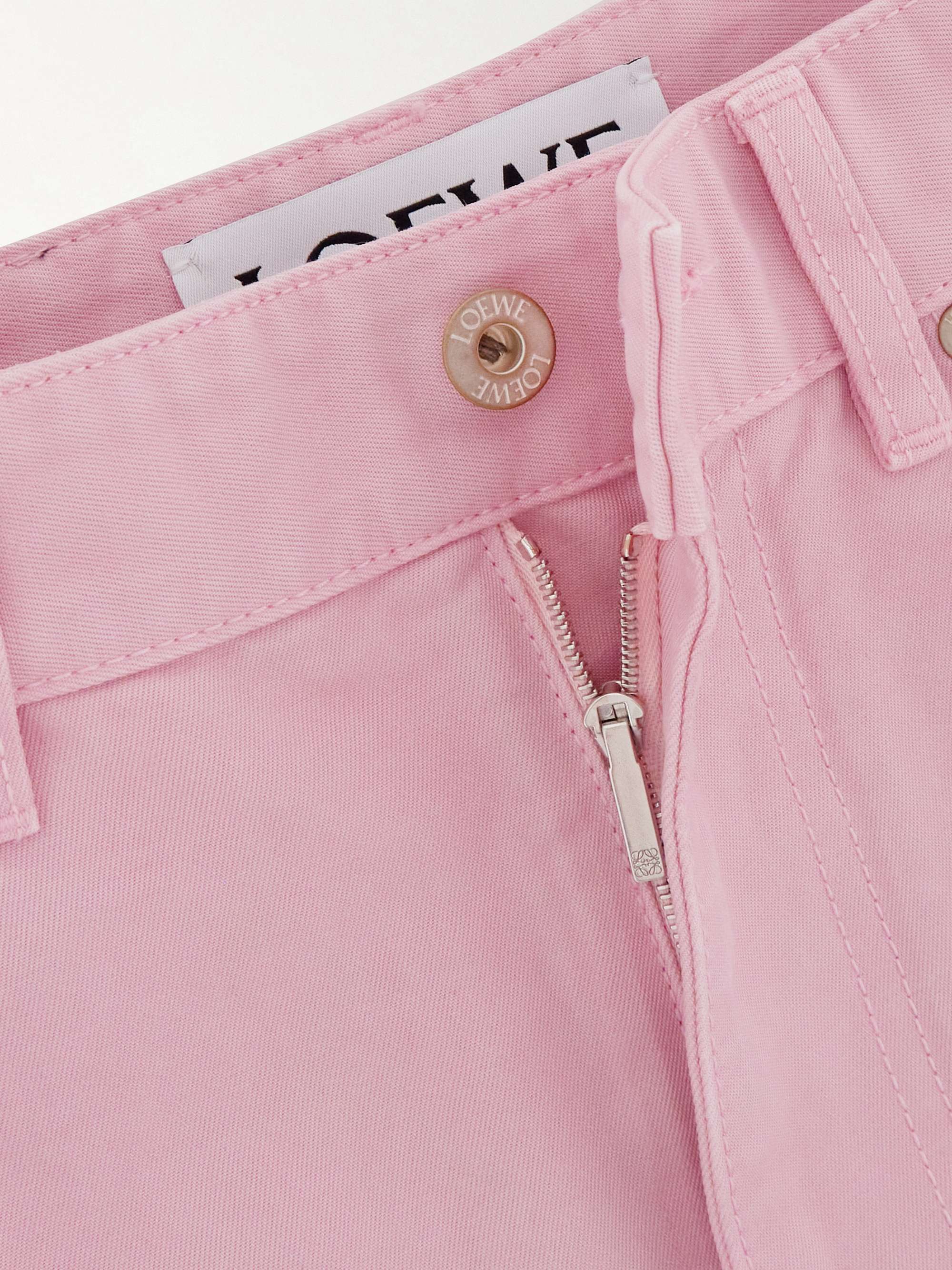 Low-rise barrel-leg jeans view