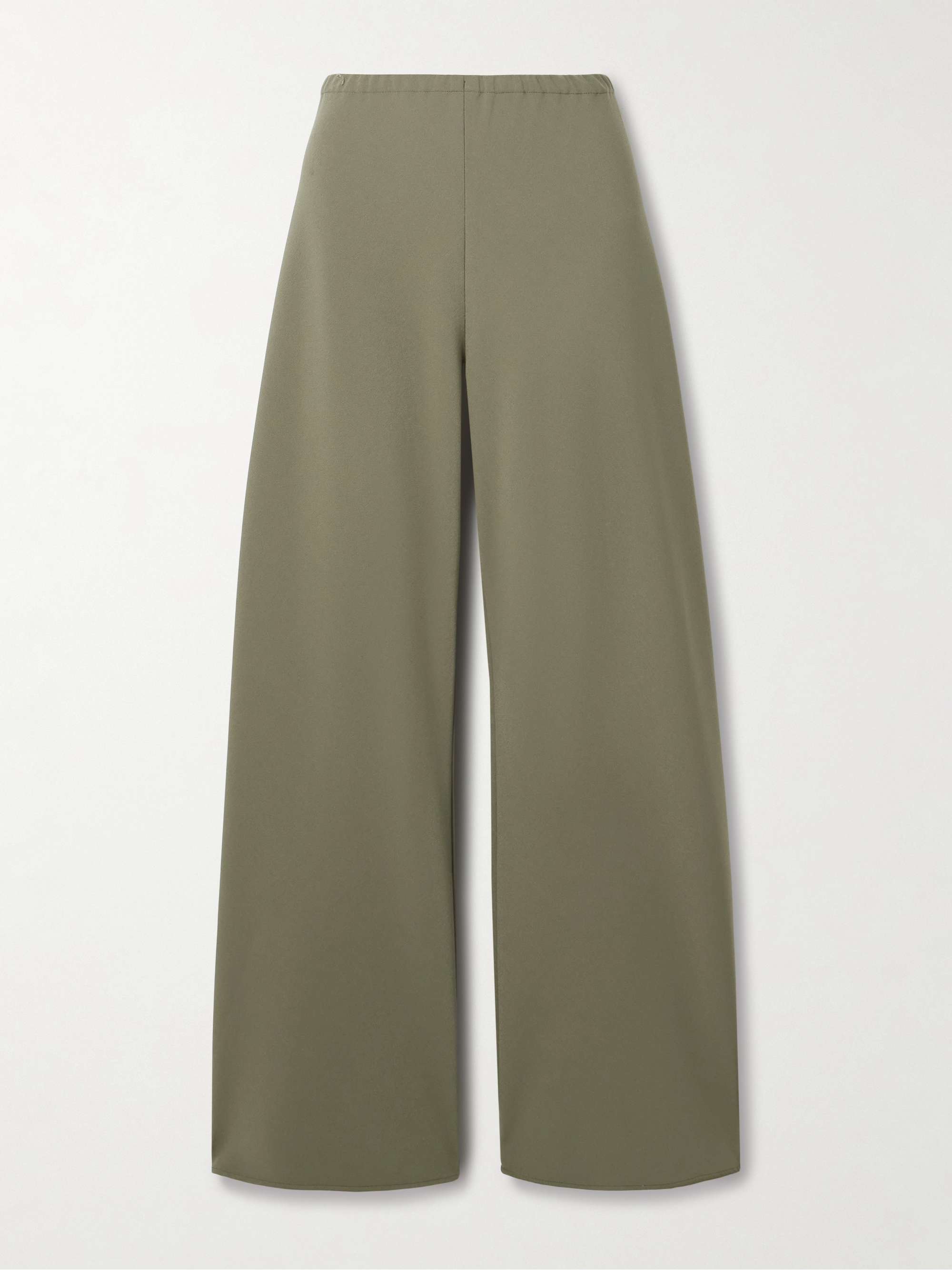 Colby recycled-crepe wide-leg pants view