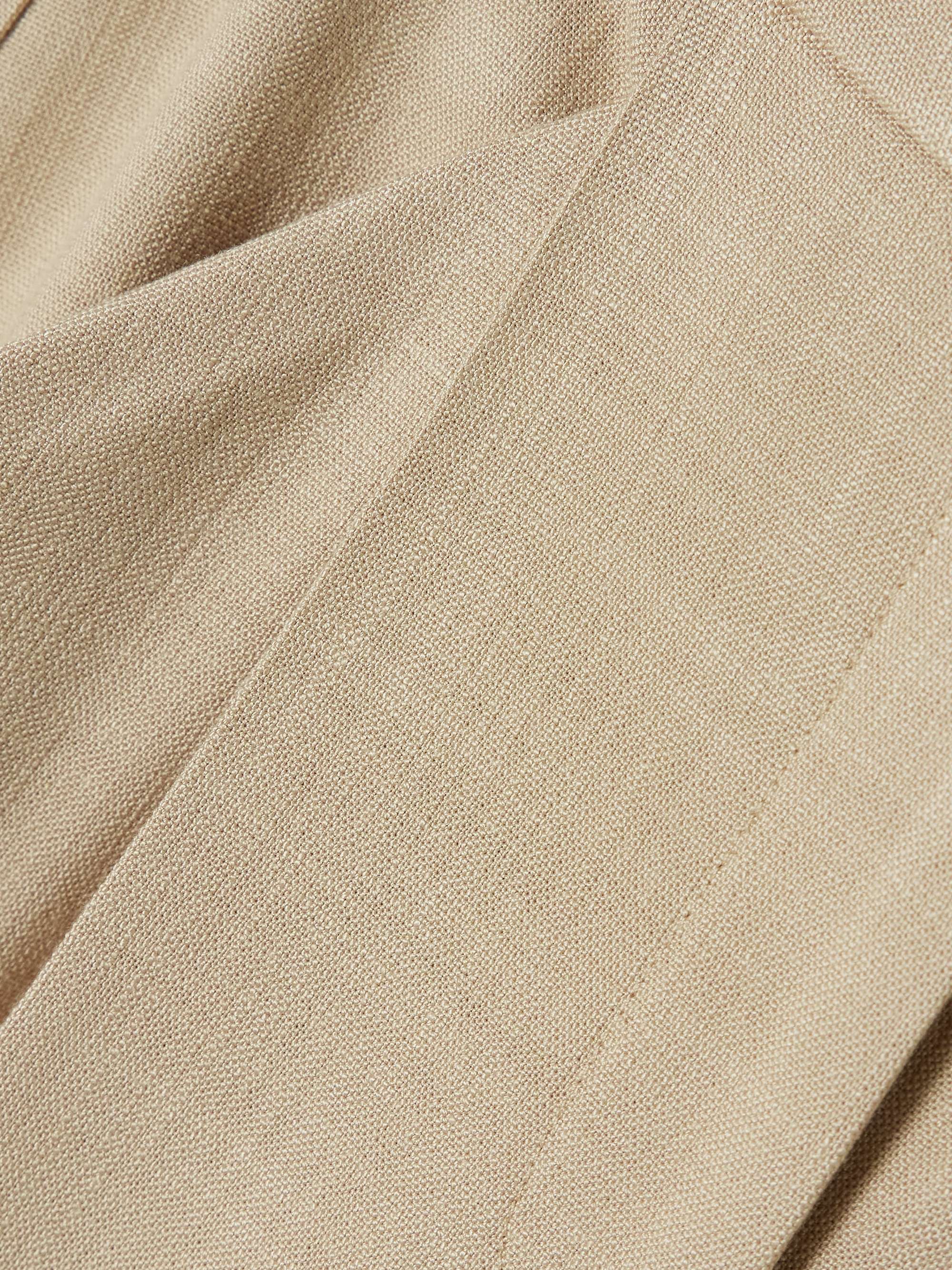 Marbeau pleated woven wide-leg pants view