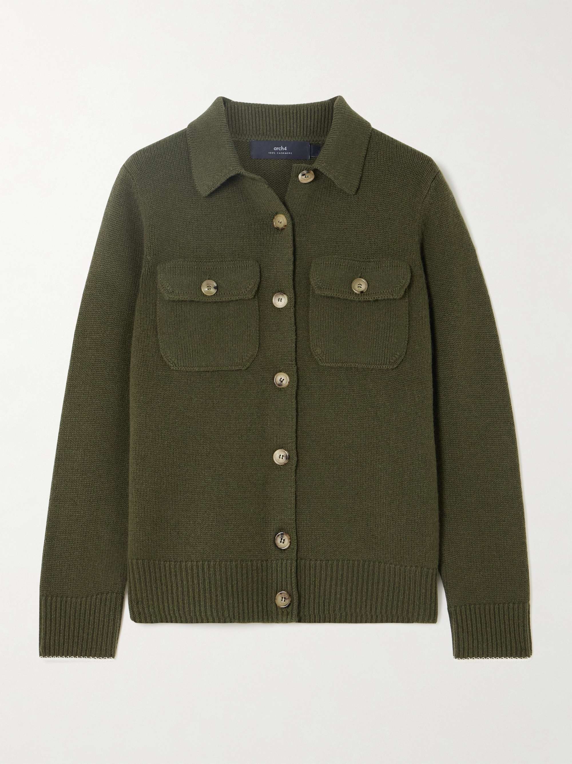 Sackville cashmere cardigan view