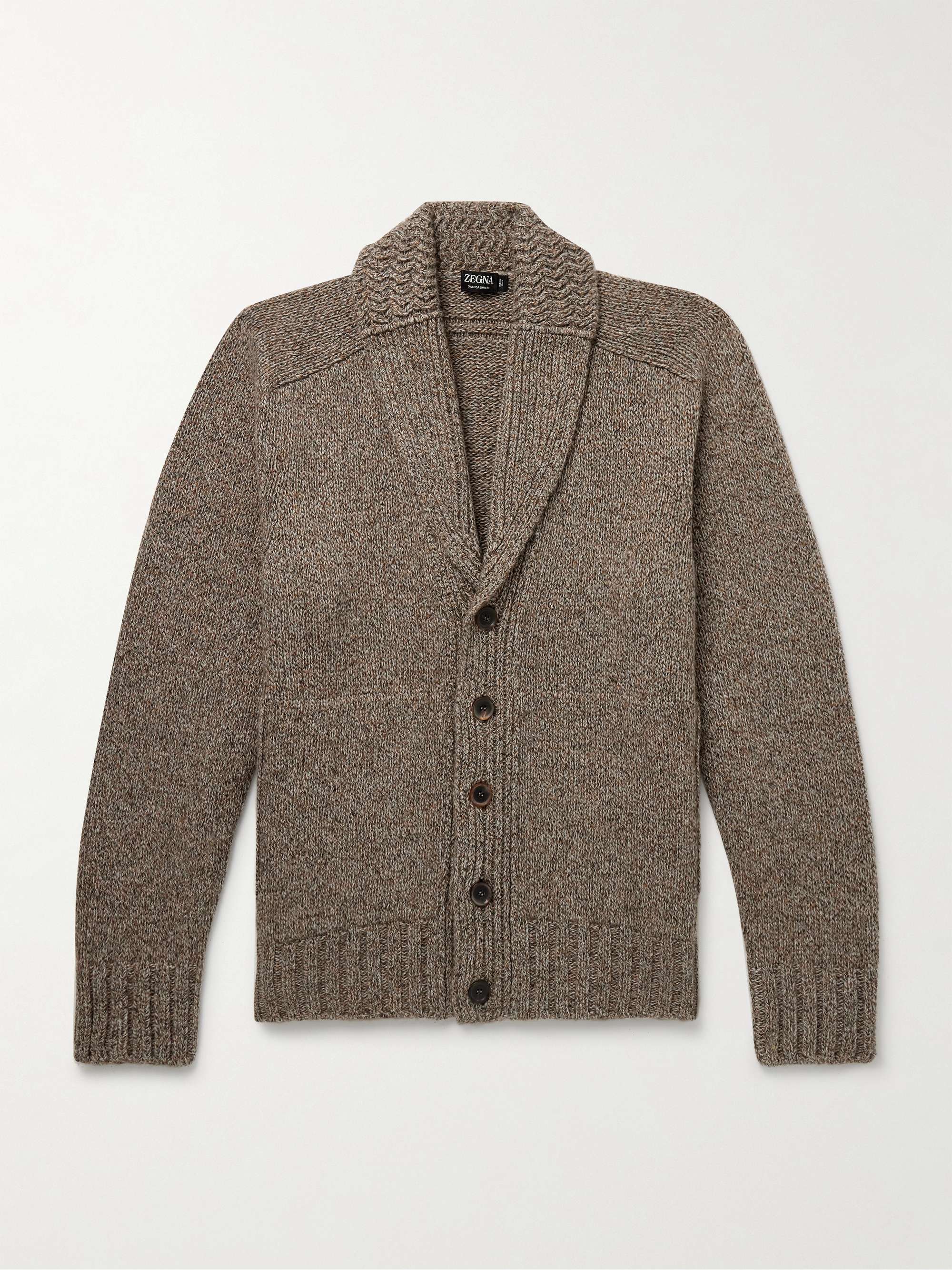 Shawl-Collar Oasi Cashmere Cardigan view