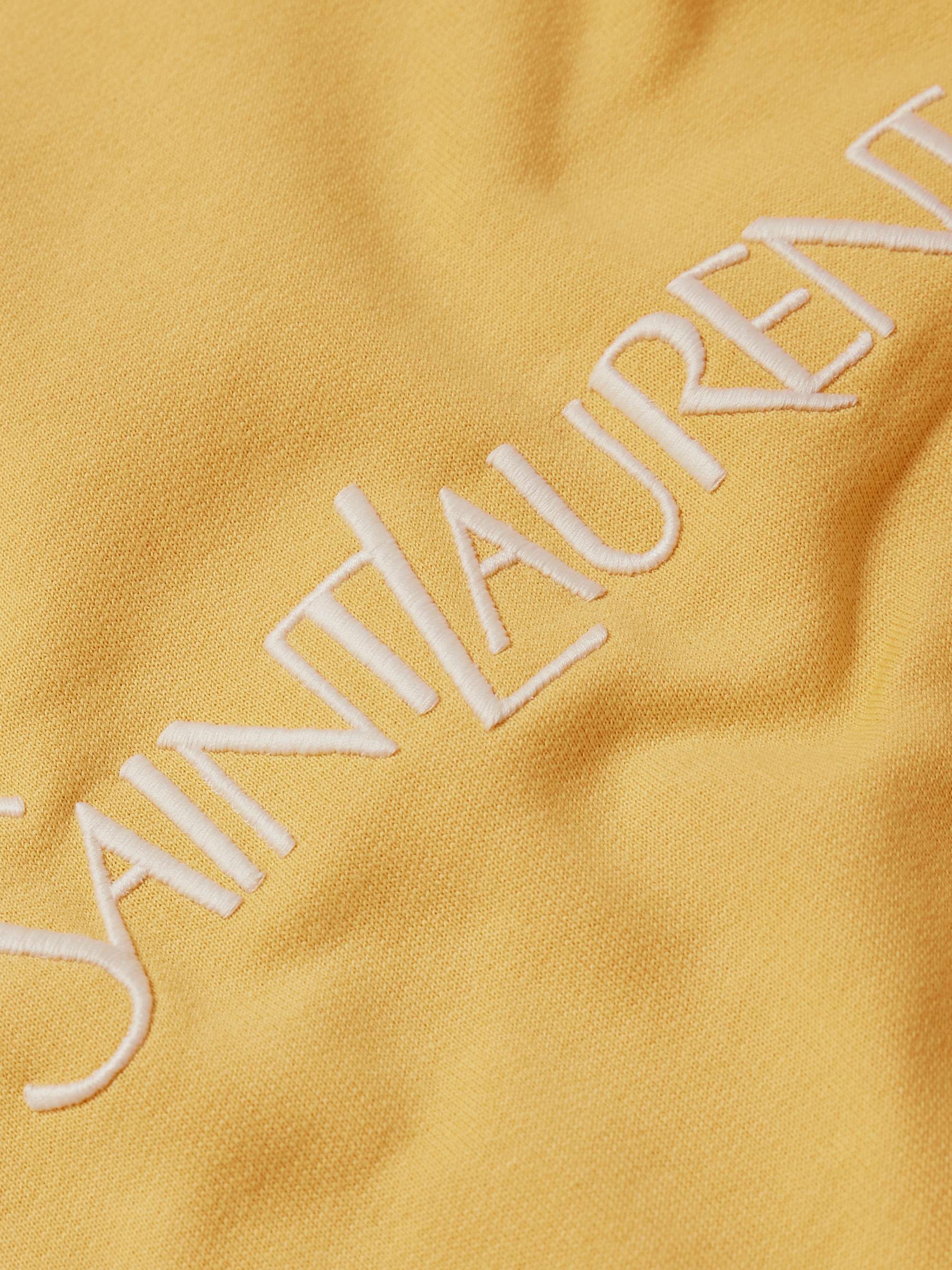 Logo-Embroidered Cotton-Jersey Sweatshirt view