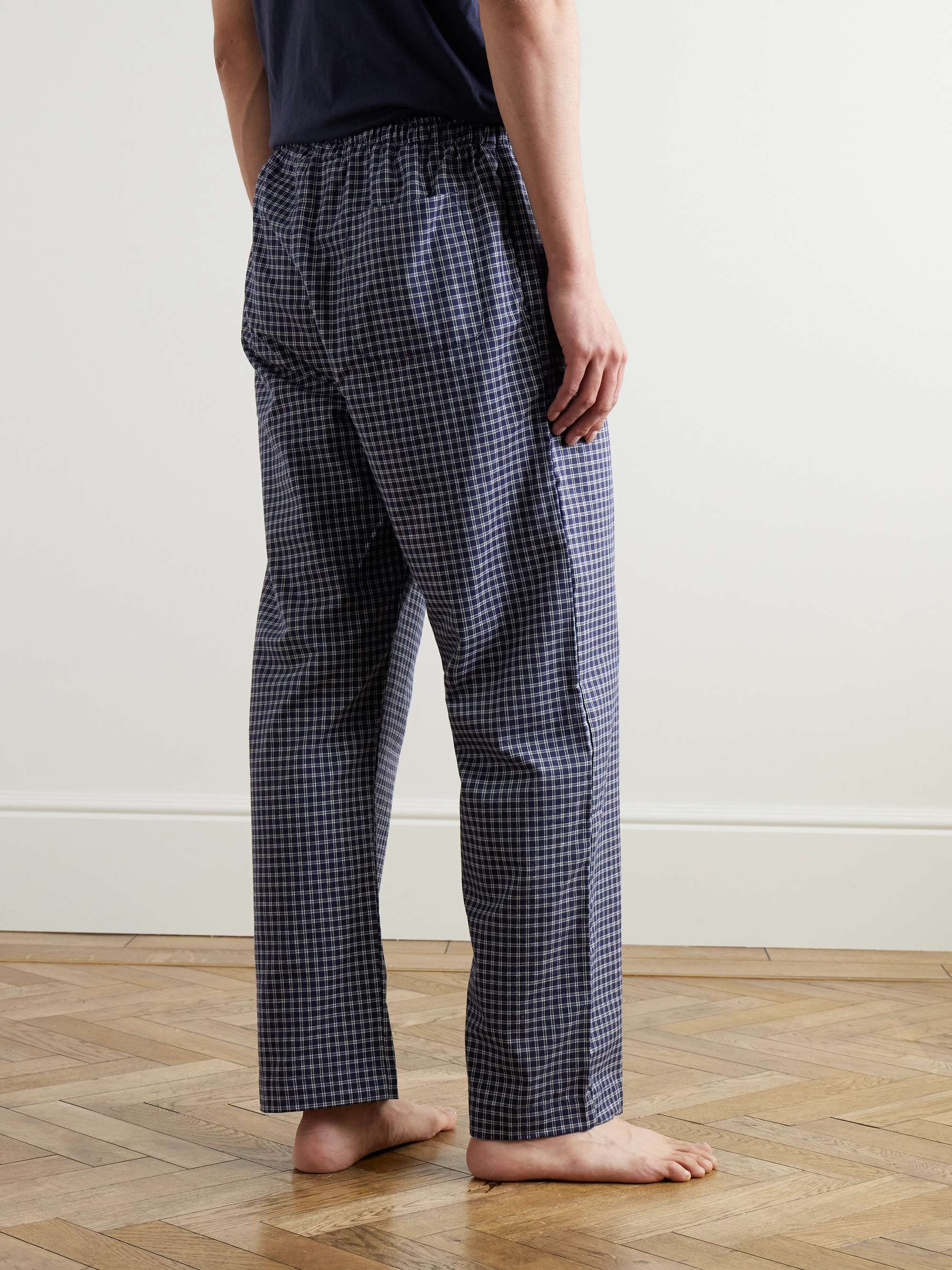 Braemar Checked Cotton-Flannel Pyjama Trousers view