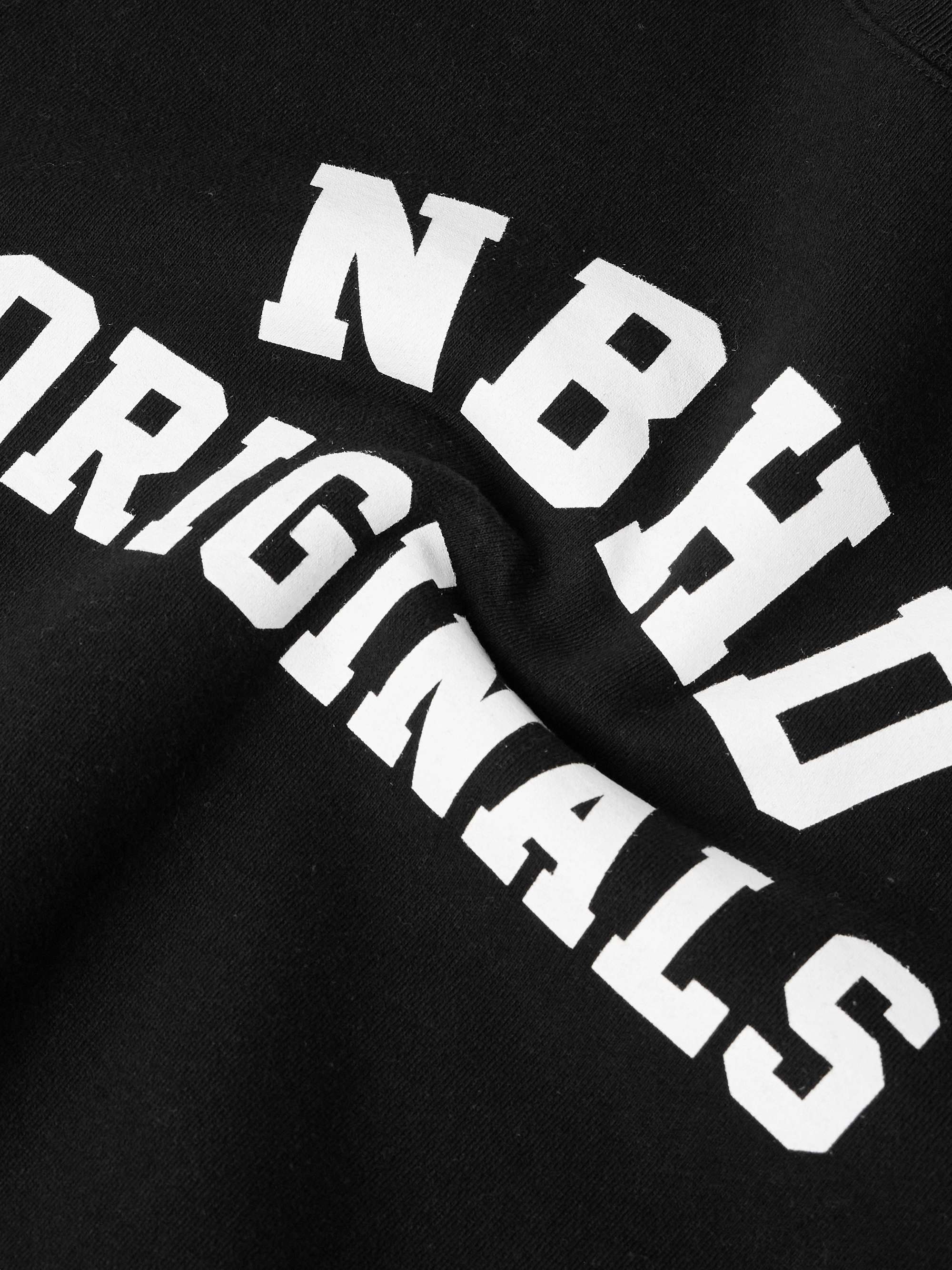 Logo-Print Appliquéd Cotton-Jersey Sweatshirt view