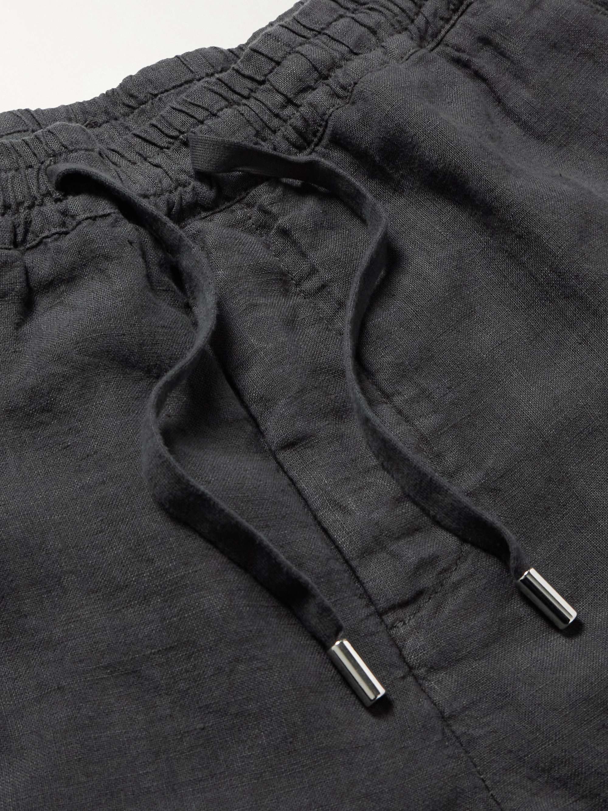 Mattia Straight-Leg Linen Trousers view