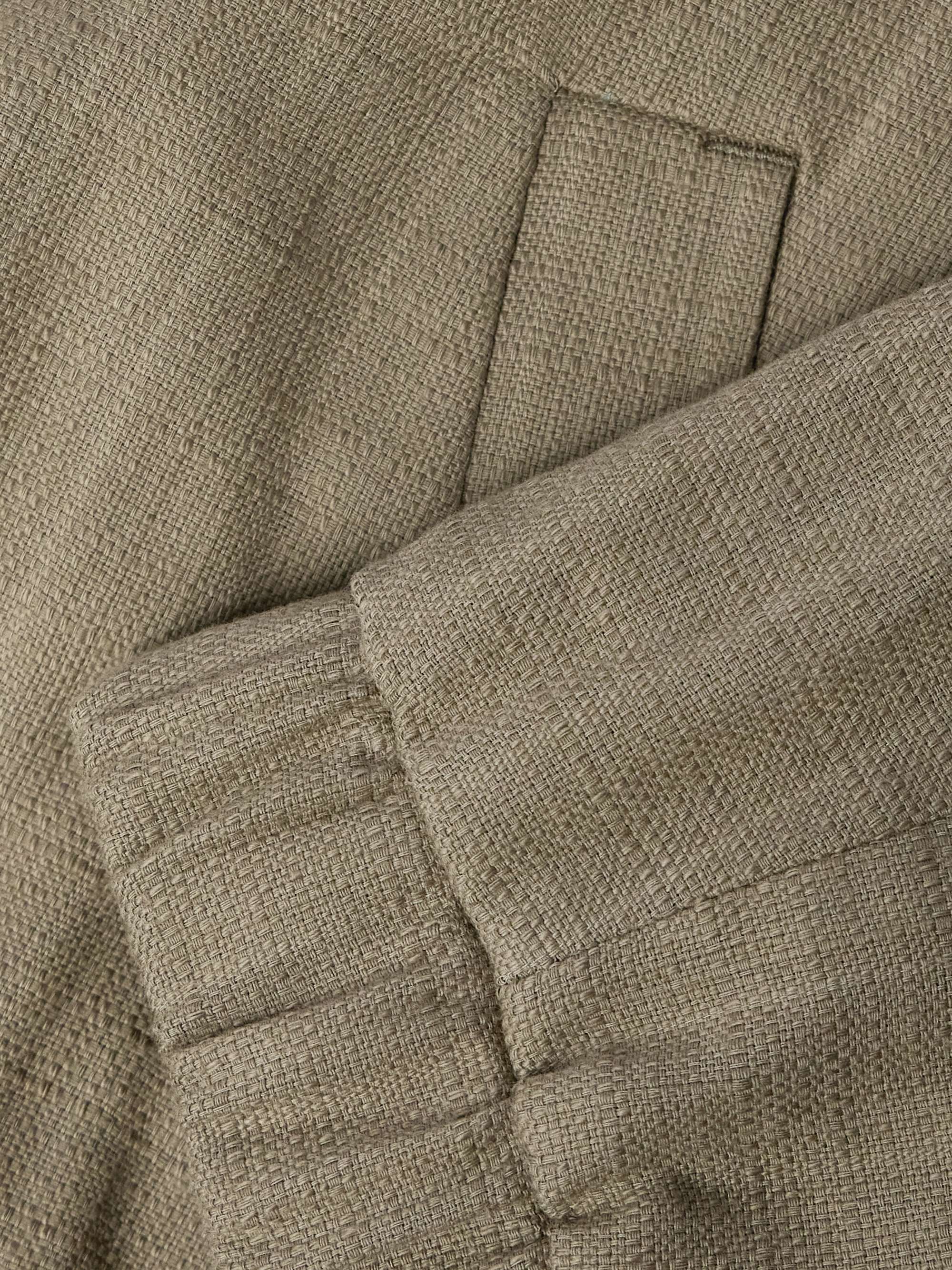 Textured-Cotton Blouson Jacket view