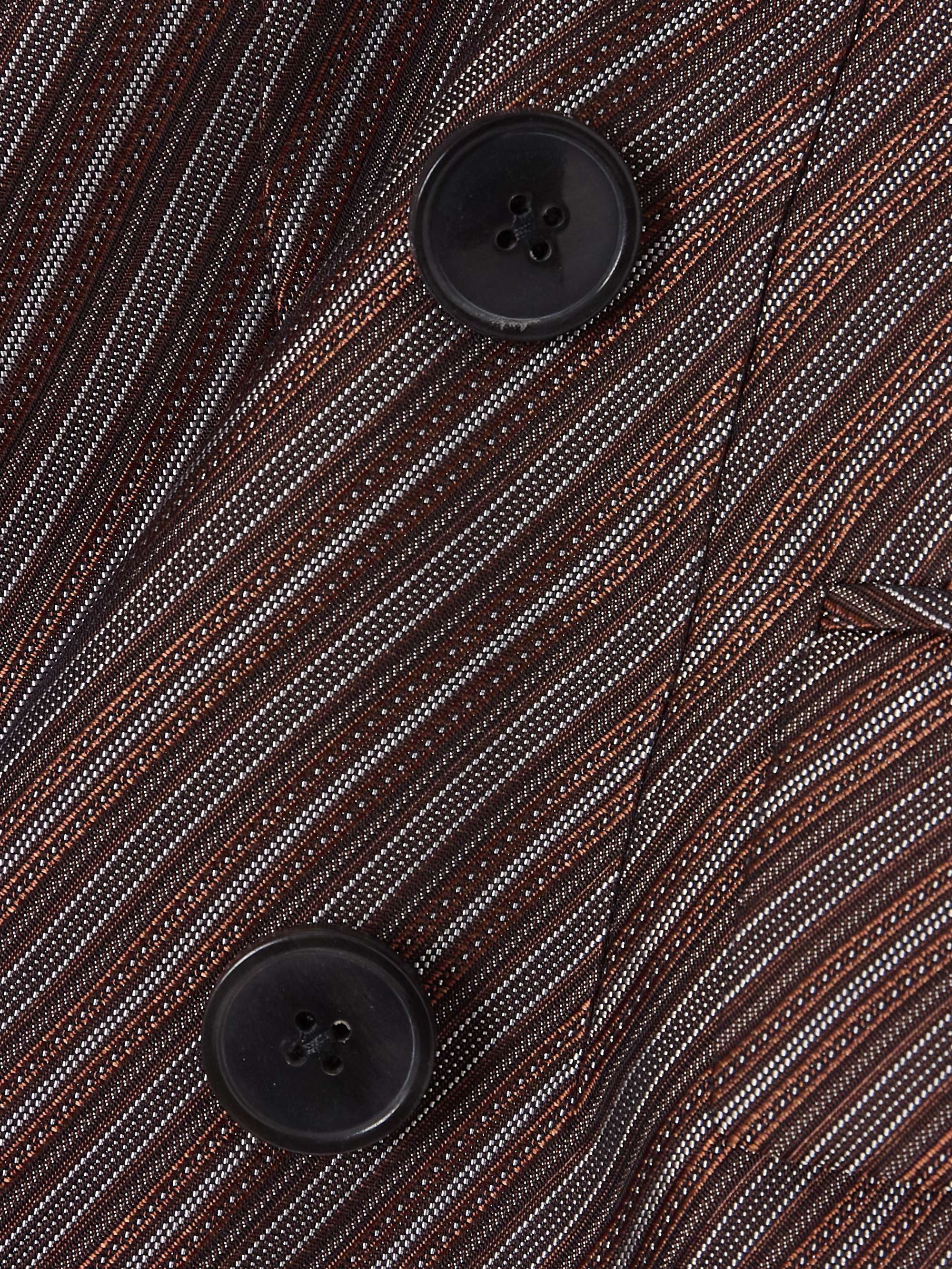 Striped jacquard blazer view